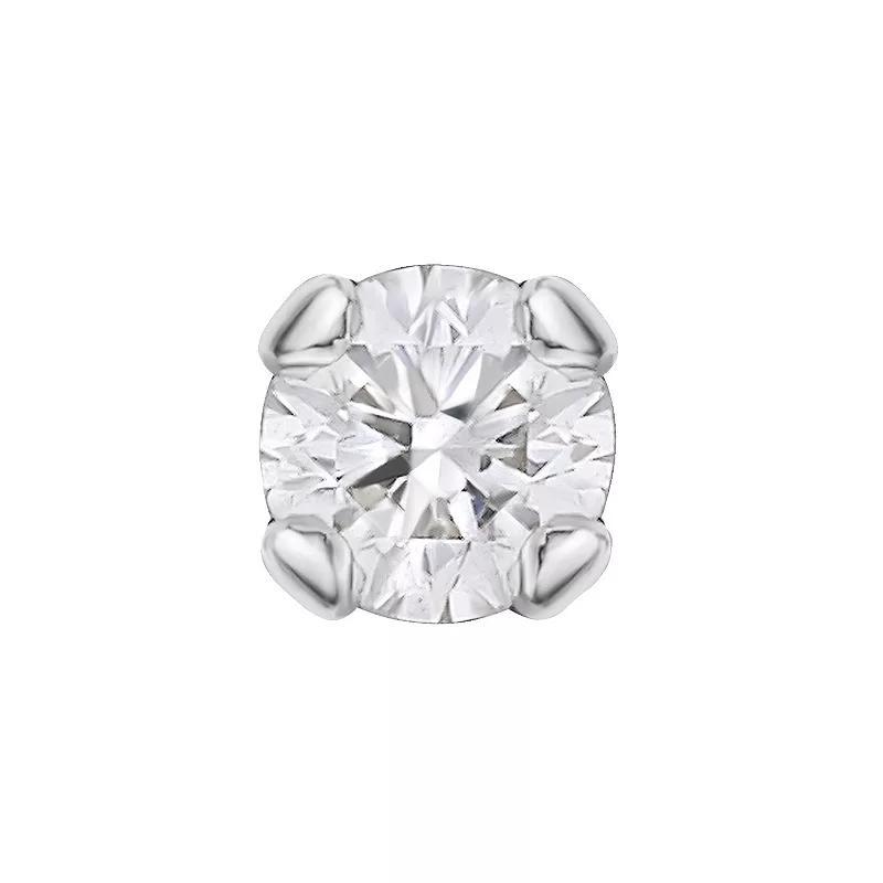 Lila Moon 14k Gold Lab Grown Diamond Accent Straight Nose Ring, Women's Product Image