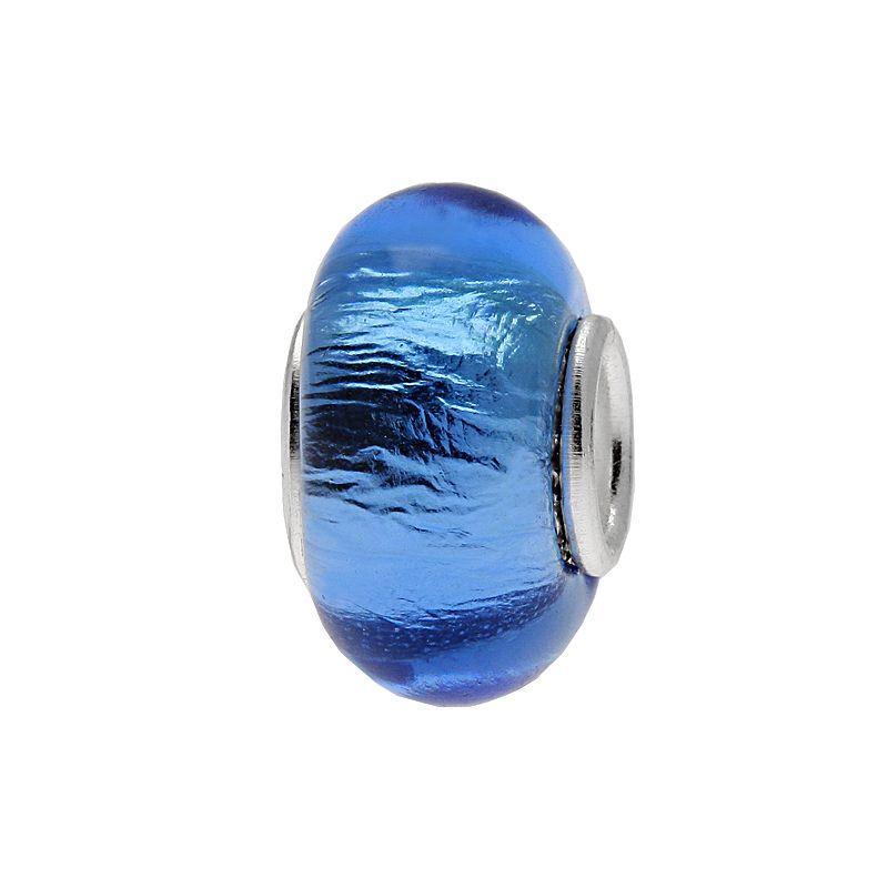Individuality Beads Sterling Silver Glass Bead, Women's, Blue Product Image