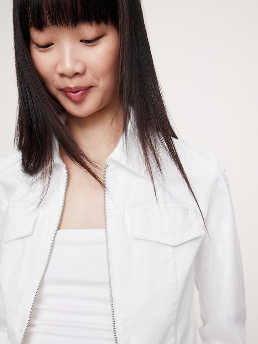 Stretch-Cotton Poplin Garage Jacket Product Image