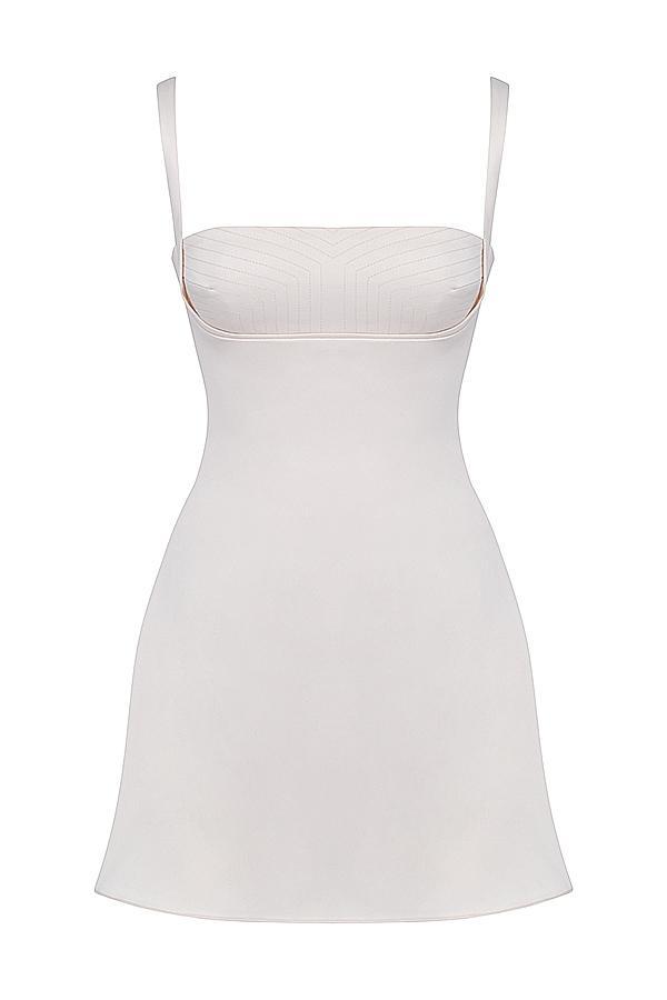 Kara  vintage cream mini dress Product Image
