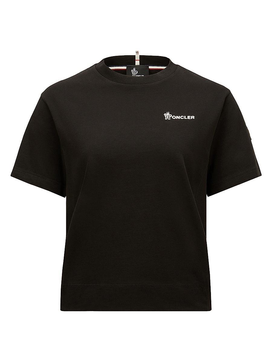 Womens Crewneck T-Shirt in Cotton Product Image