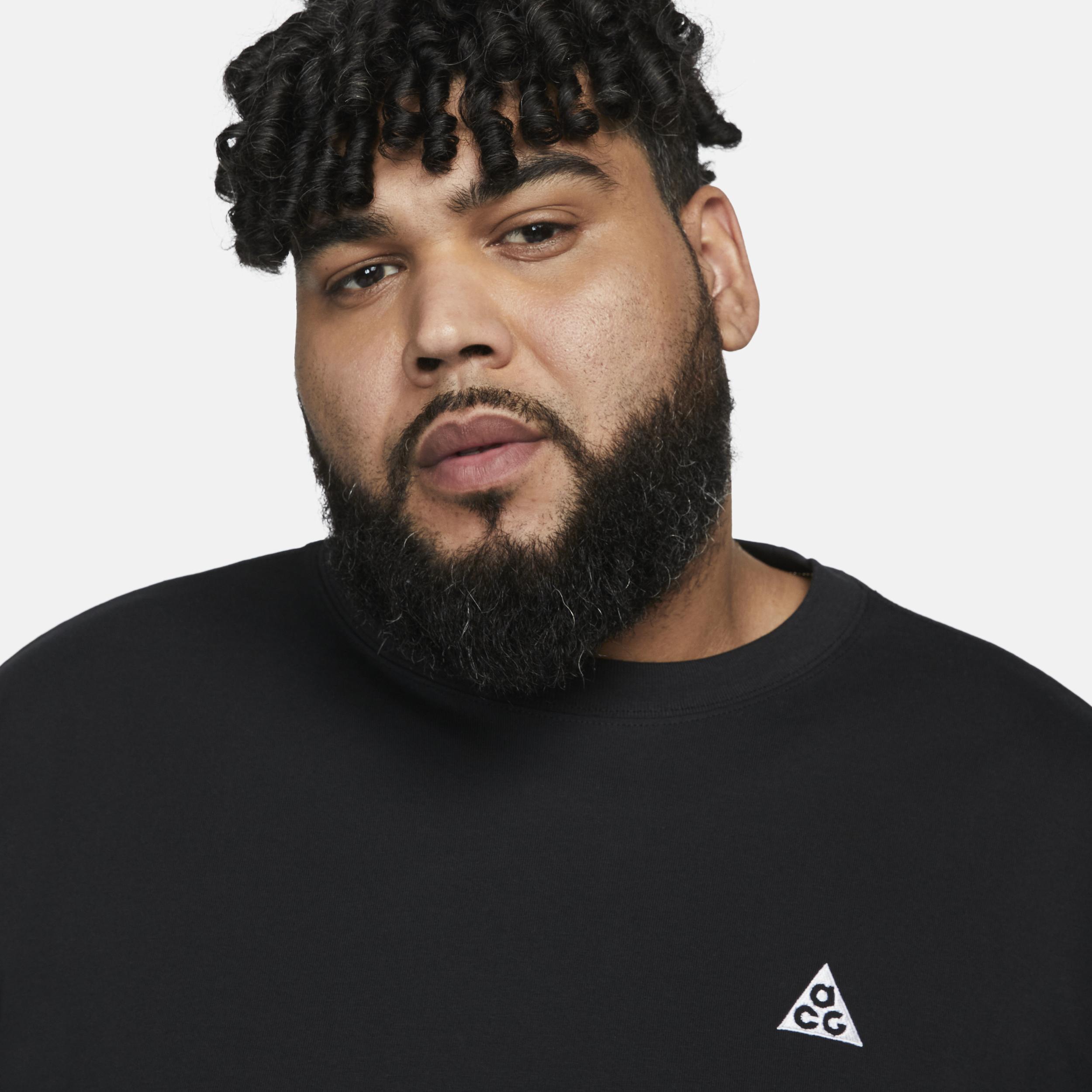 Men's Nike "Just Do It" Logo Tee, Size: Small, Black White Product Image