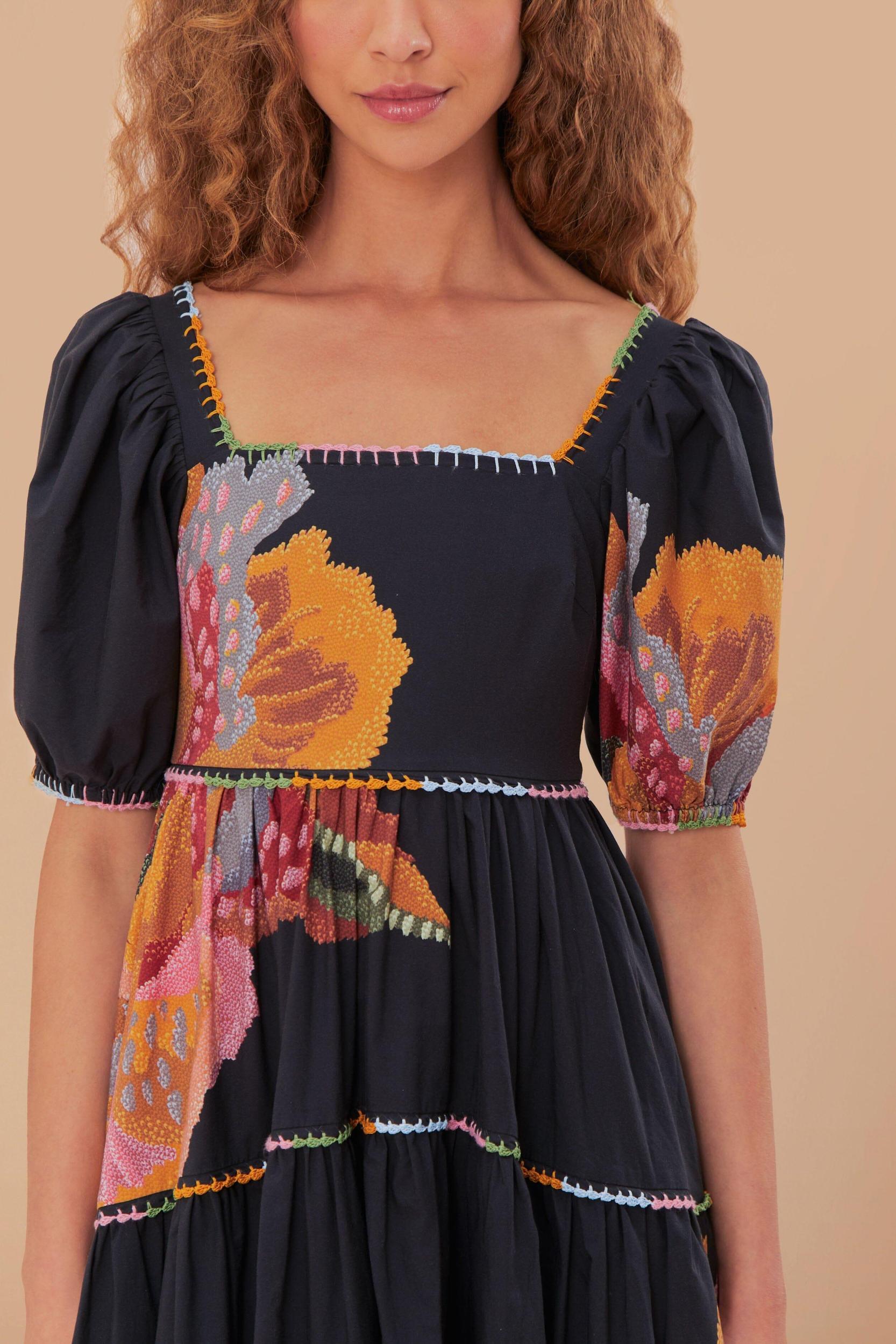 Black Lucy Floral Maxi Dress Product Image