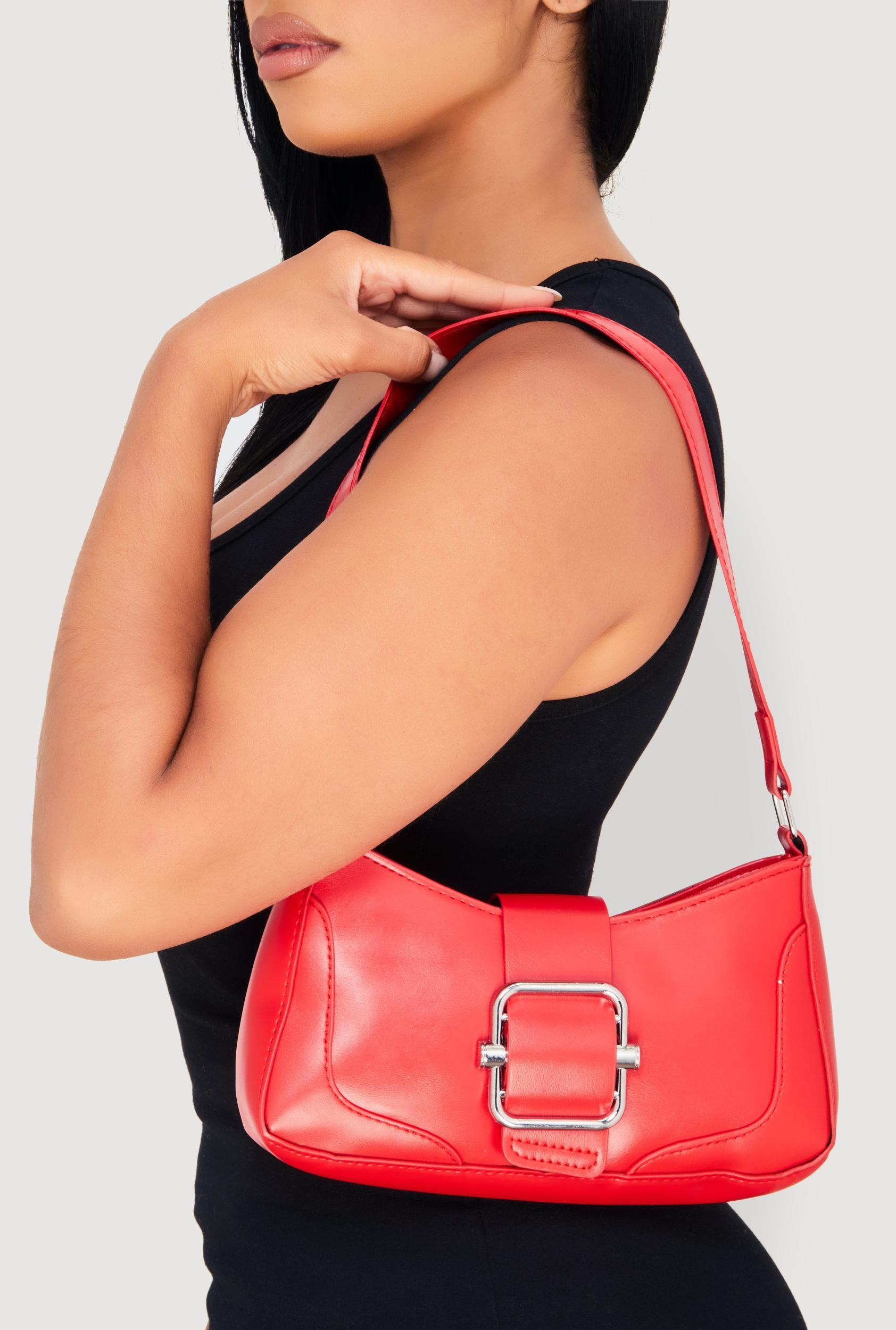 Buckle Detail Shoulder Bag Unisex Product Image