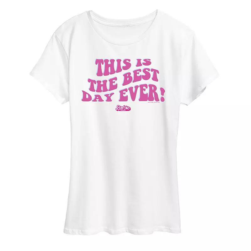 Plus Size Barbie The Movie Best Day Ever Graphic Tee, Womens Product Image