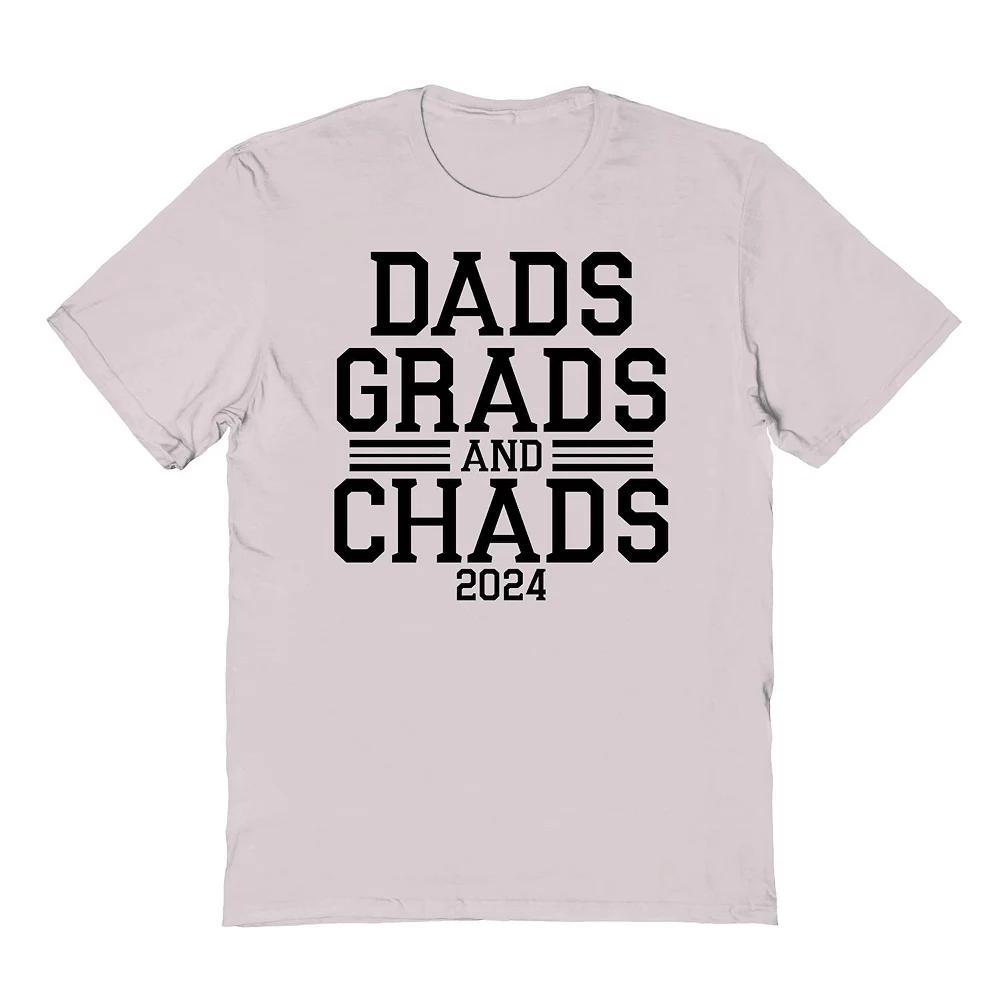 Mens COLAB89 by Threadless Dads Grad And Chads 2024 Graduate Graphic Tee Product Image