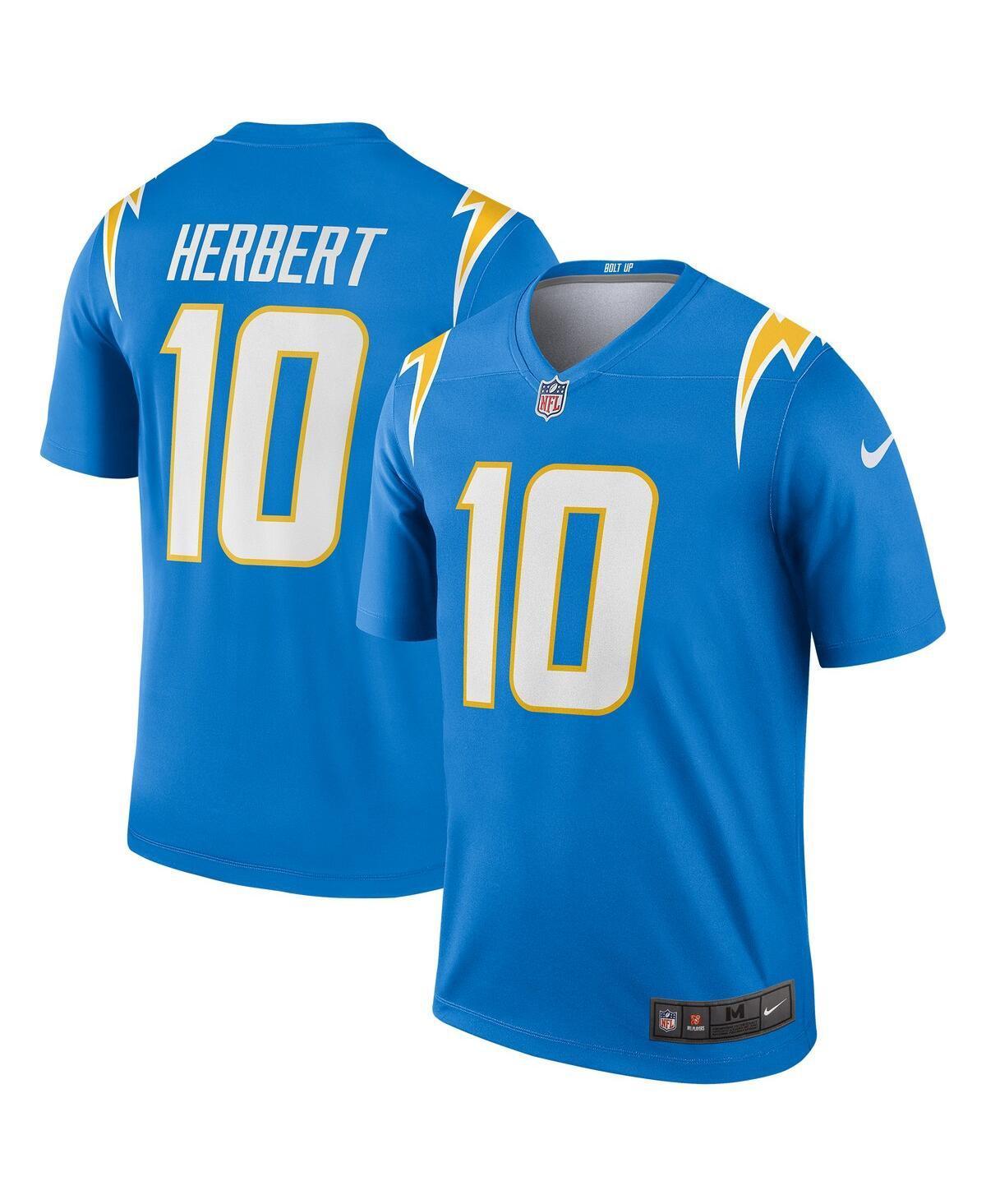 Men's Nike Justin Herbert Powder Blue Los Angeles Chargers Legend Jersey, Size: 2XL, Light Product Image