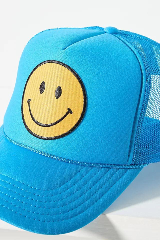 Ascot + Hart Smiley Patch Trucker Hat Product Image