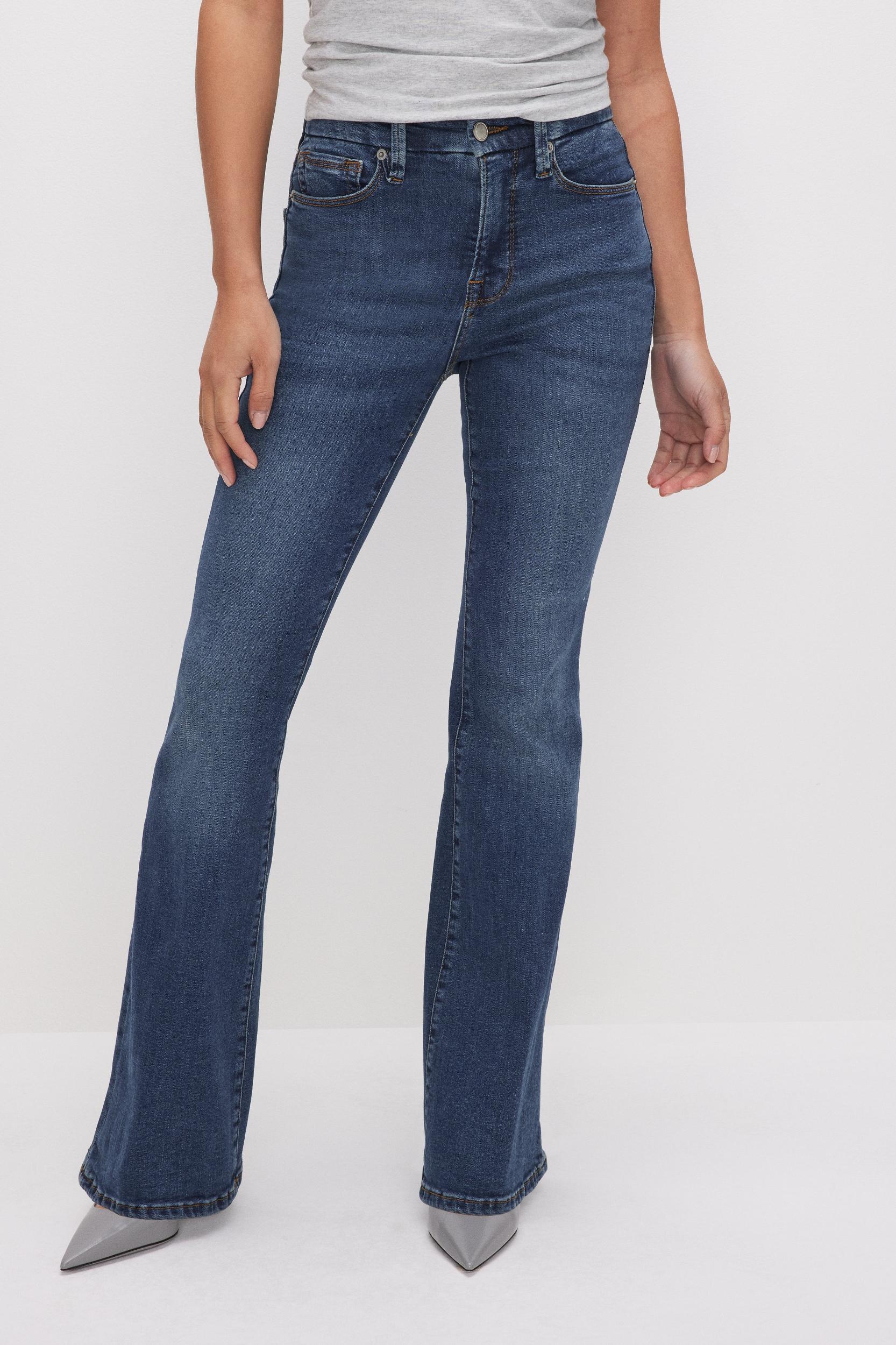 GOOD PETITE FLARE JEANS | BLUE004 Product Image