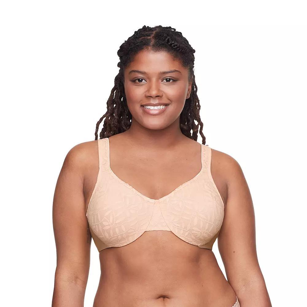 Olga® by Warner's® Sheer Leaves Lace Full-Figure Full-Coverage Minimizer Bra 35519, Women's, Size: 42 Dd, Butterscotch Product Image