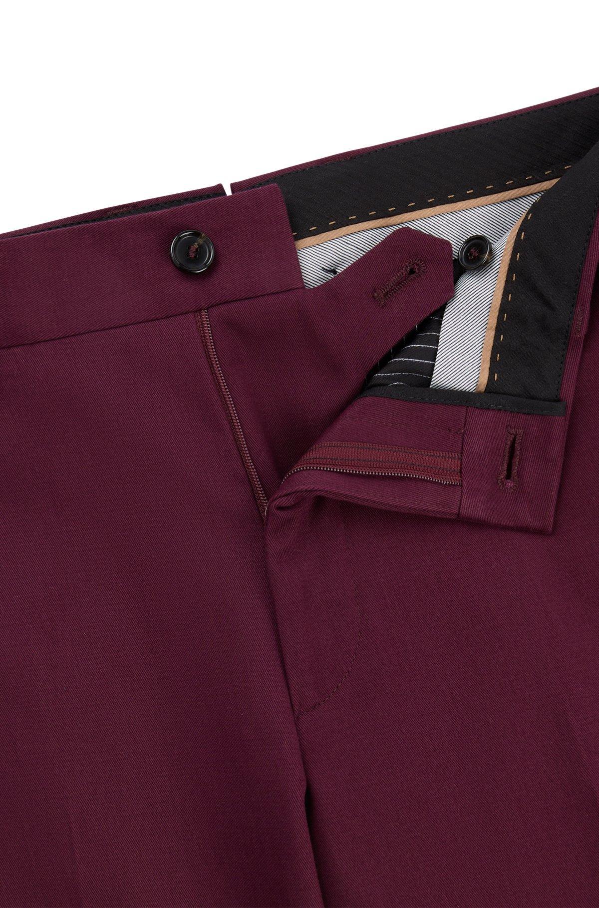 Slim-fit trousers in cotton, cashmere and stretch Product Image