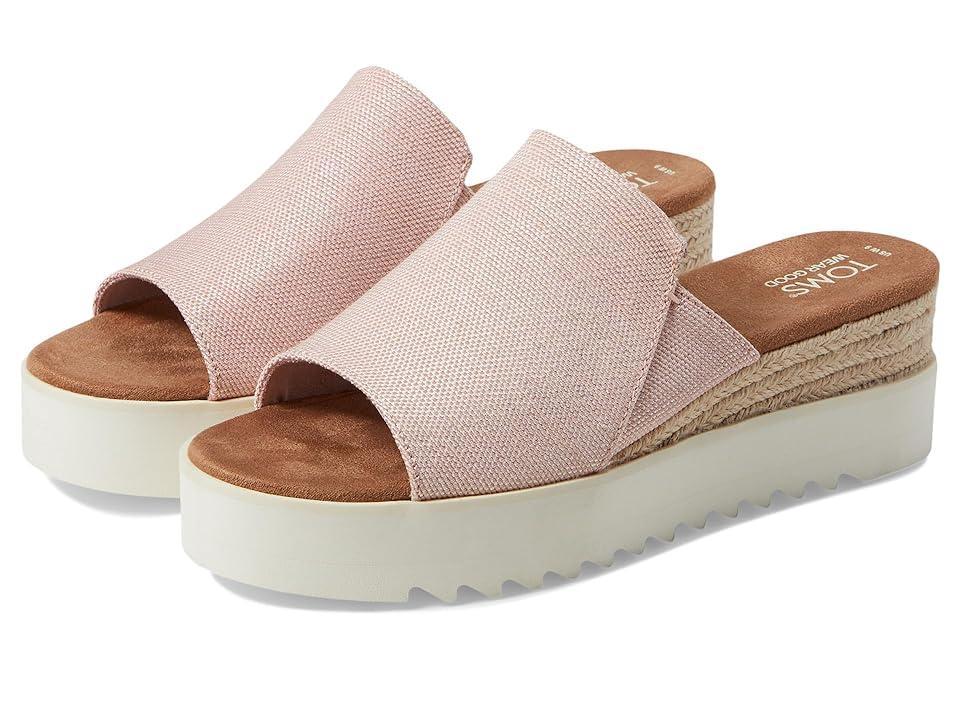 Toms Womens Diana Mule Platform Wedge Sandals Product Image