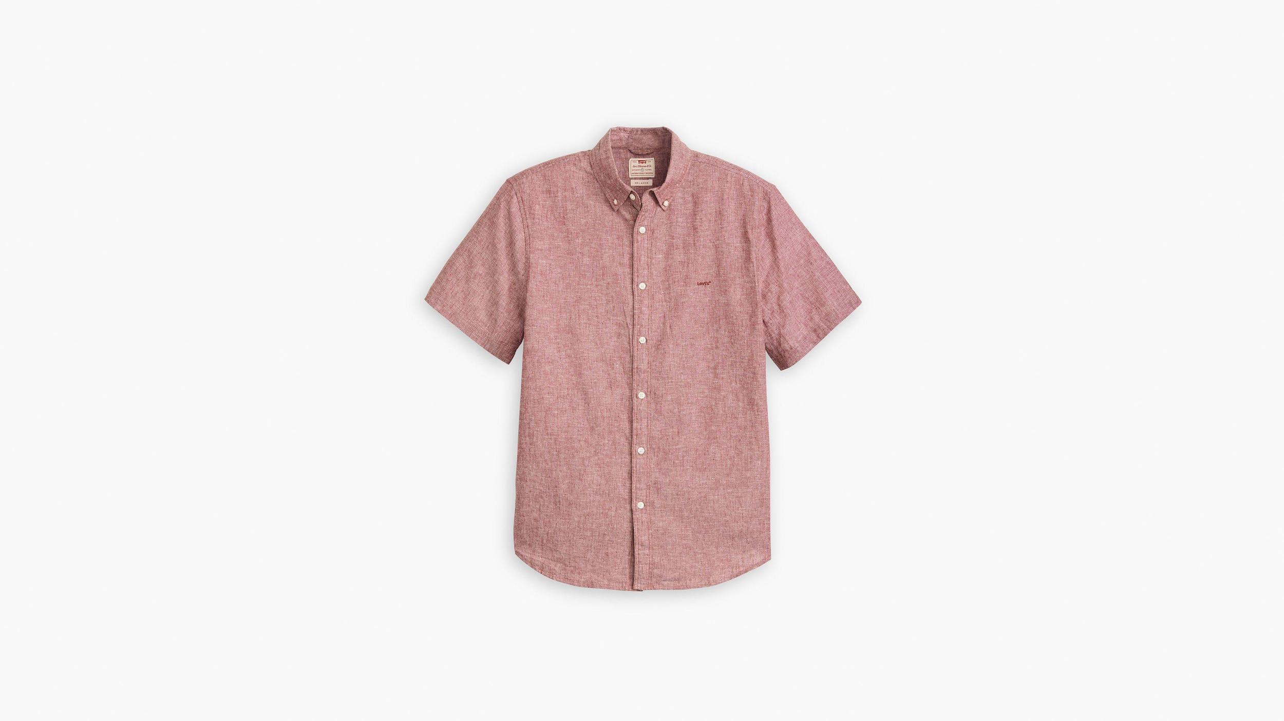 Short Sleeve Authentic Button Down Shirt Product Image