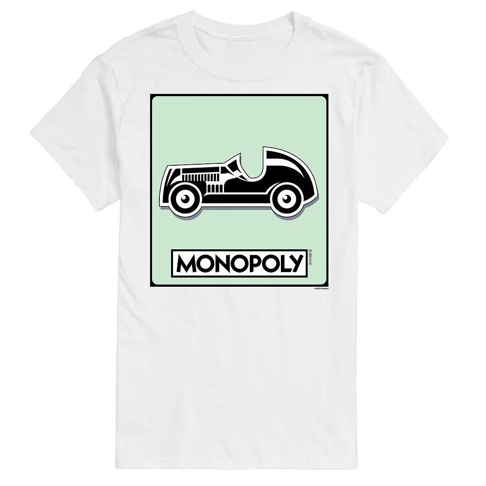 Big & Tall Monopoly Car Game Token Graphic Tee, Mens Product Image
