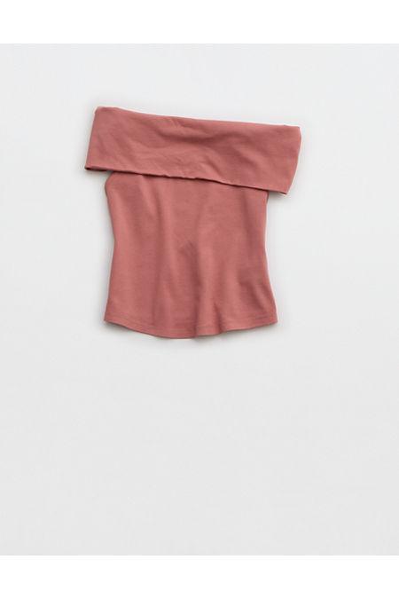 Aerie Chill Up Off The Shoulder Top Women's Product Image
