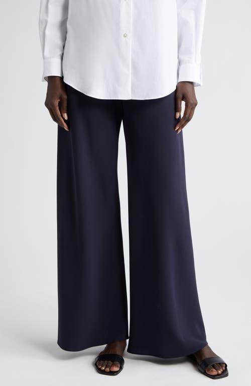 Gala Wide-Leg Crepe Pants Product Image