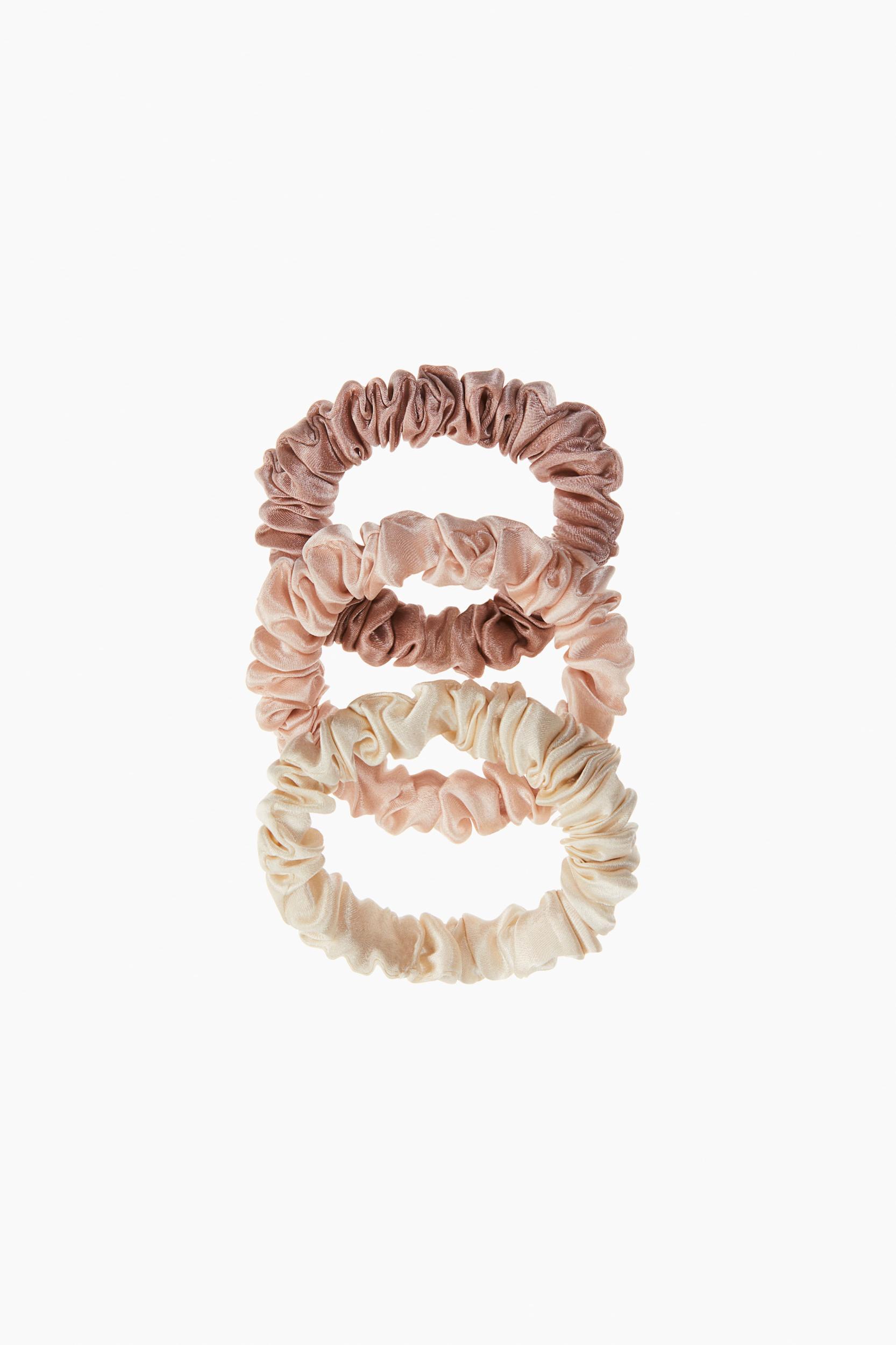 3-pack Silk Scrunchies Product Image