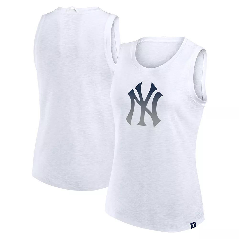 Women's Fanatics  White Chicago Bears Slub Tank Top, Size: 3XL Product Image