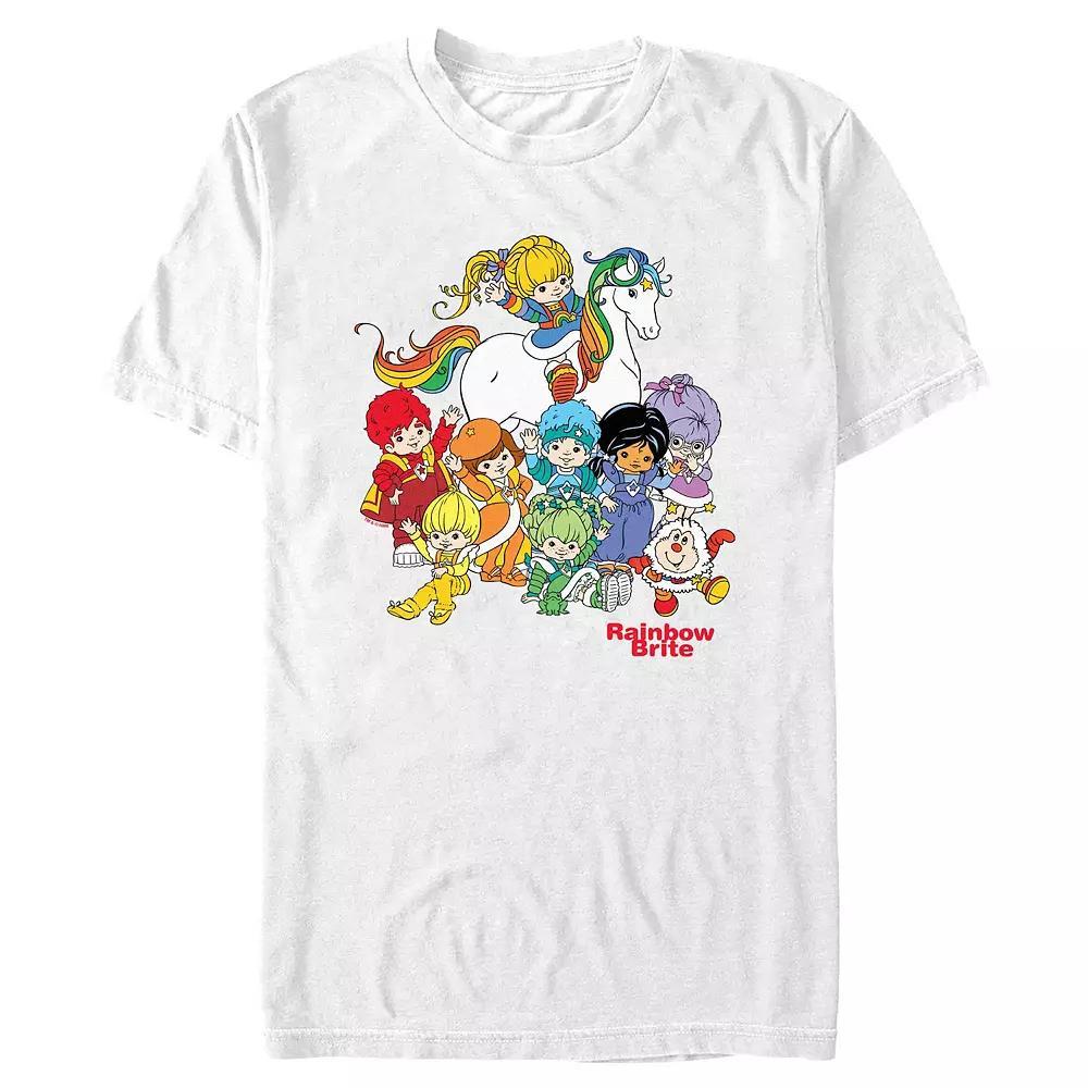 Men's Rainbow Brite And Friends Graphic Tee, Size: Small, White Product Image