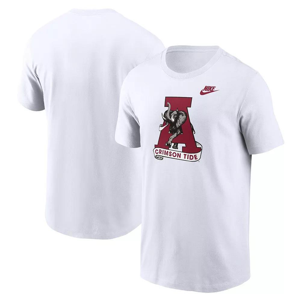 Men's Nike White Alabama Crimson Tide Legacy Alternate Logo T-Shirt, Size: Large Product Image