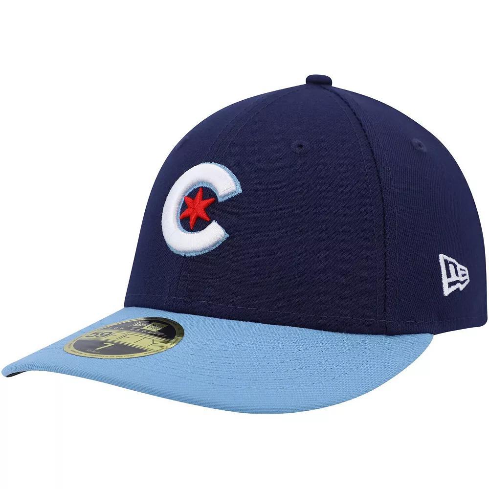 Men's New Era Royal Chicago Cubs City Connect 59FIFTY Fitted Hat, Size: 6 7/8, Blue Product Image
