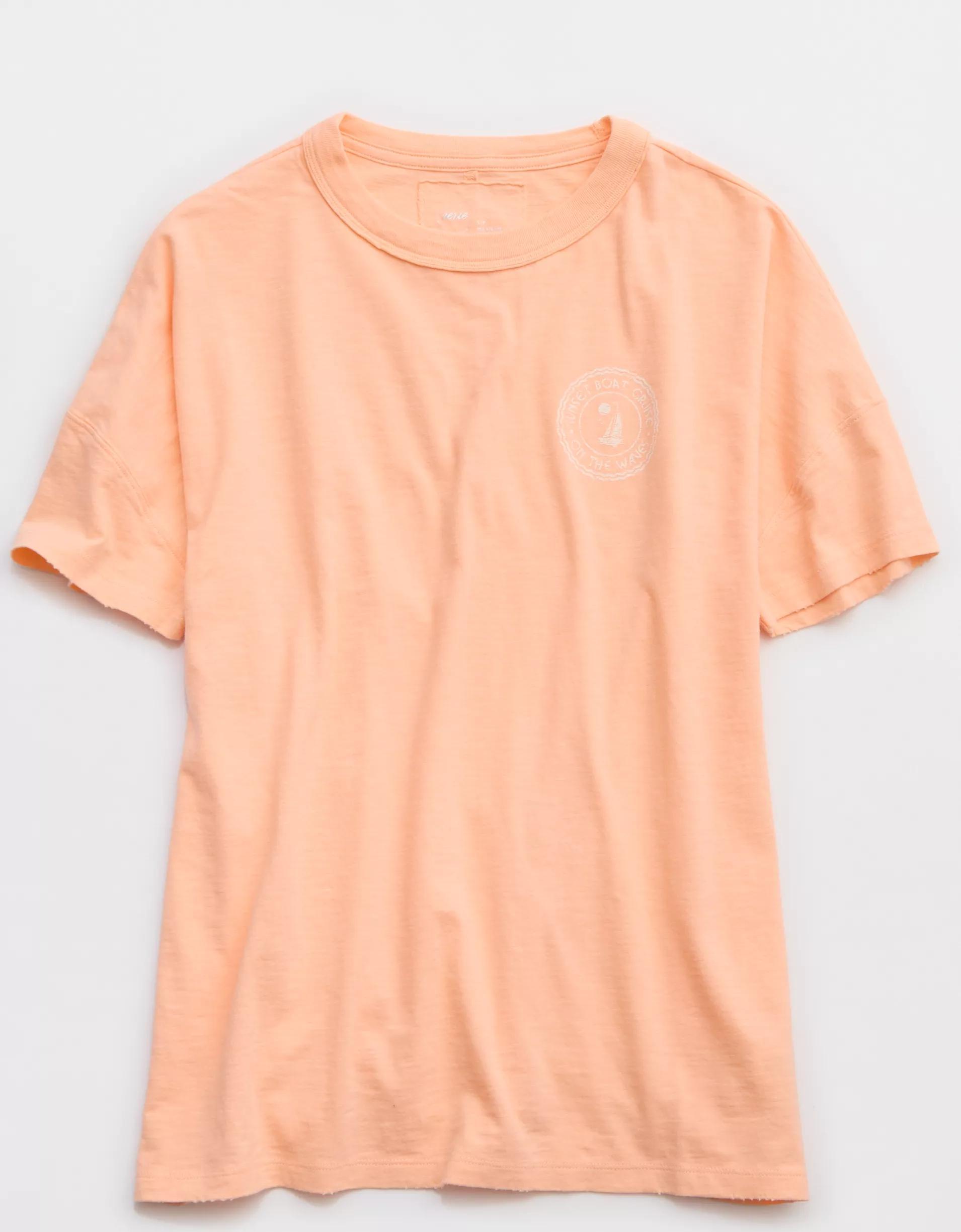 Aerie Oversized Crew Boyfriend T-Shirt Product Image