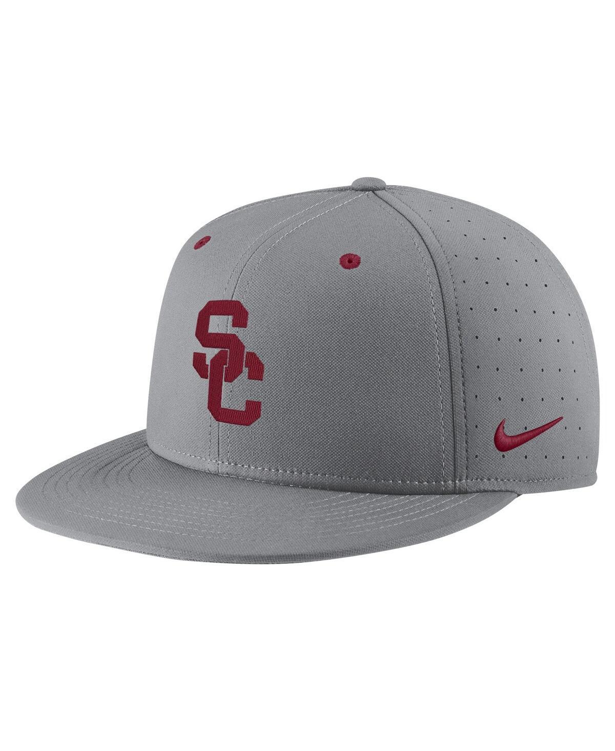 Men's Nike Gray Minnesota Golden Gophers USA Side Patch True AeroBill Performance Fitted Hat, Size: 7 1/8, Grey Product Image