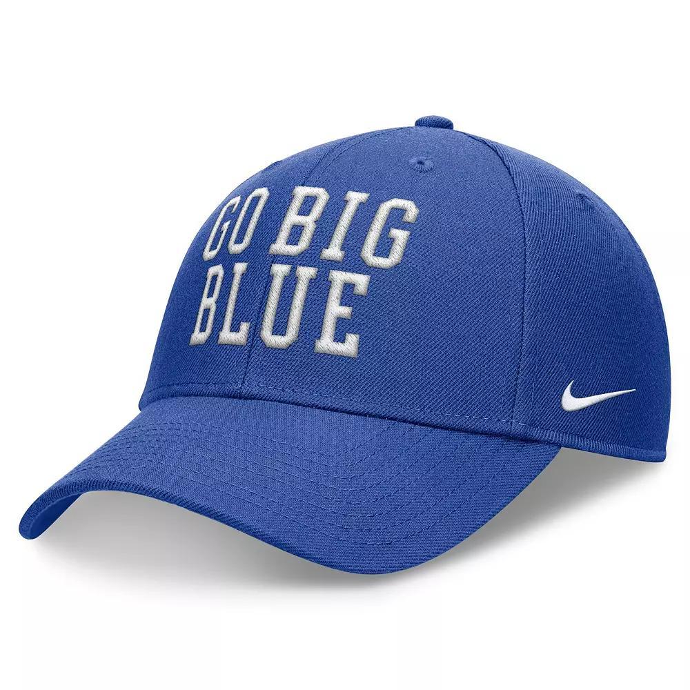 Men's Nike Royal Kentucky Wildcats Local Rise Adjustable Hat, Size: Medium/Large, Blue Product Image
