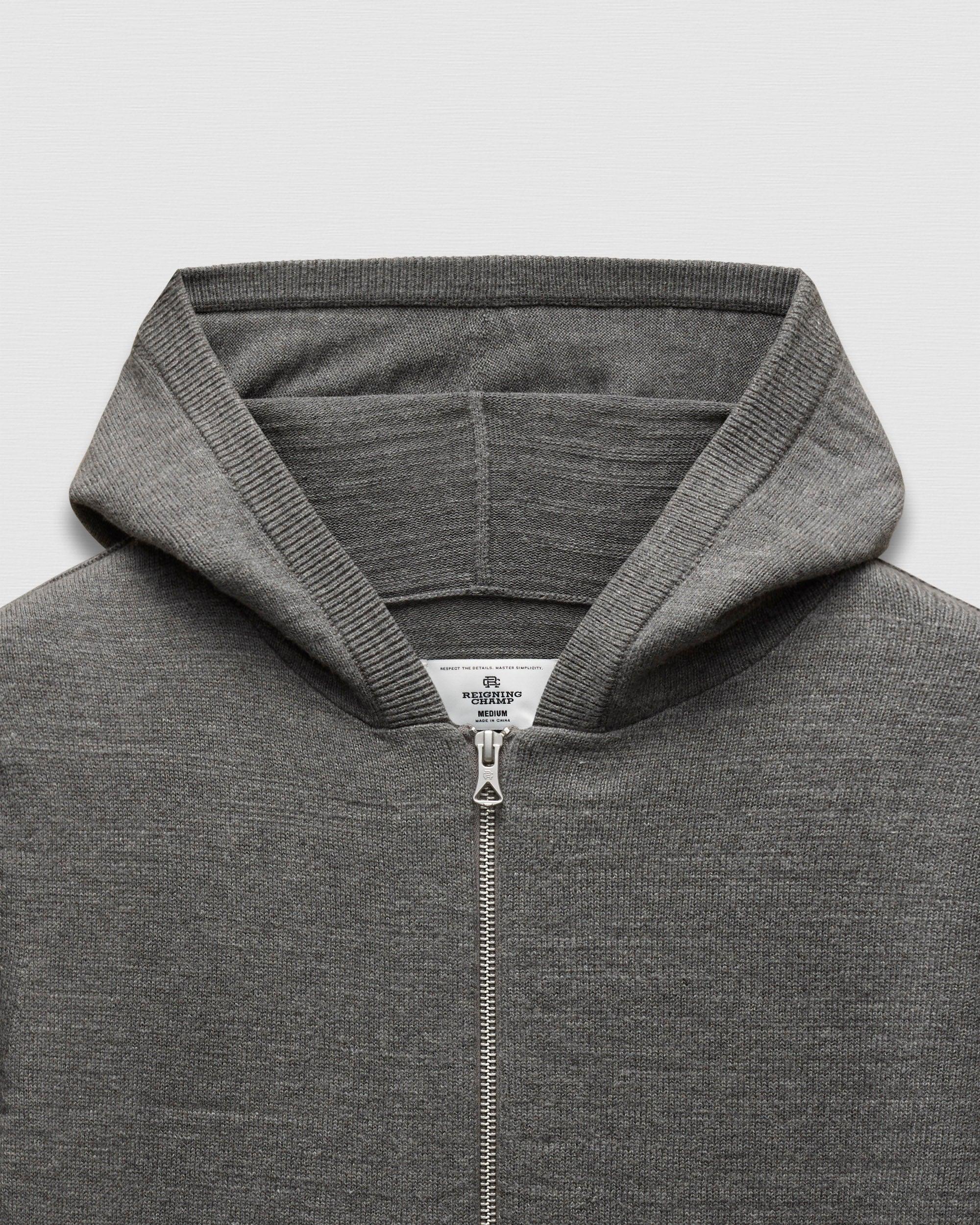 Cotton Slub Laurel Zip Hoodie Male Product Image
