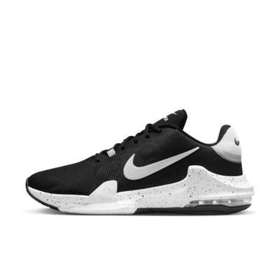 Nike Mens Air Max Impact 4 - Basketball Shoes Black/Wolf Grey/White Product Image