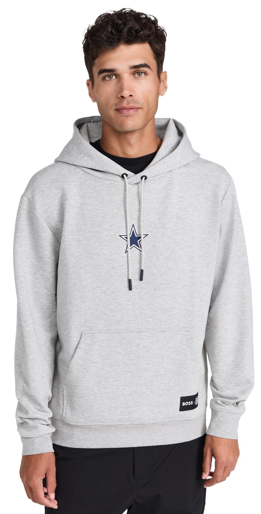 Unisex Hugo Boss Navy Dallas Cowboys Woodson Tri-Blend Hoodie, Adult Unisex, Size: Small, Blue Product Image