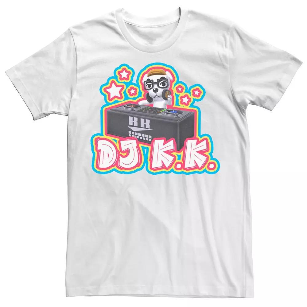 Men's Animal Crossing DJ K.K. Graphic Tee, Size: Large, White Product Image