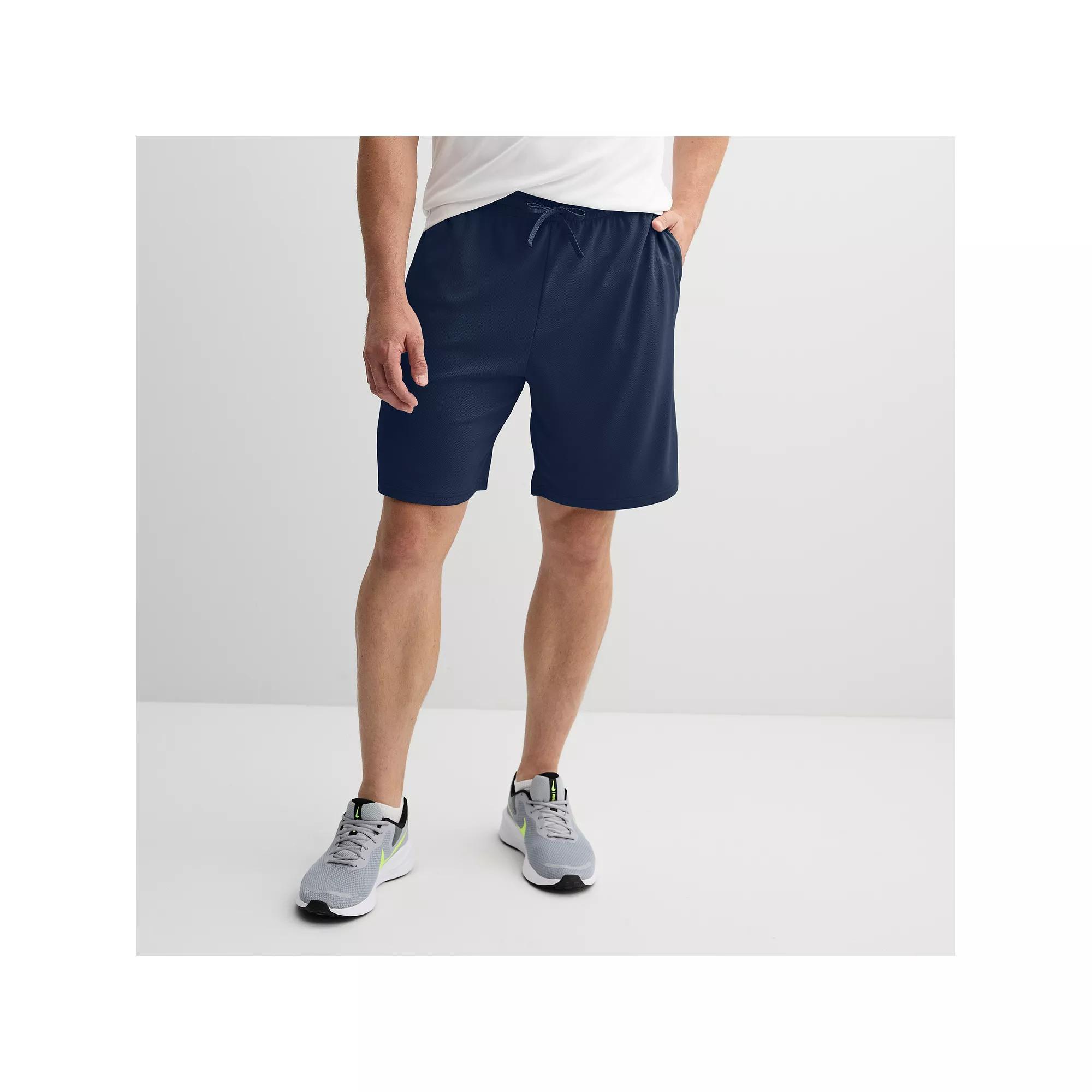 Men's Tek Gear® 9 in. Mesh Shorts, Size: XL, Blue Beauty Product Image