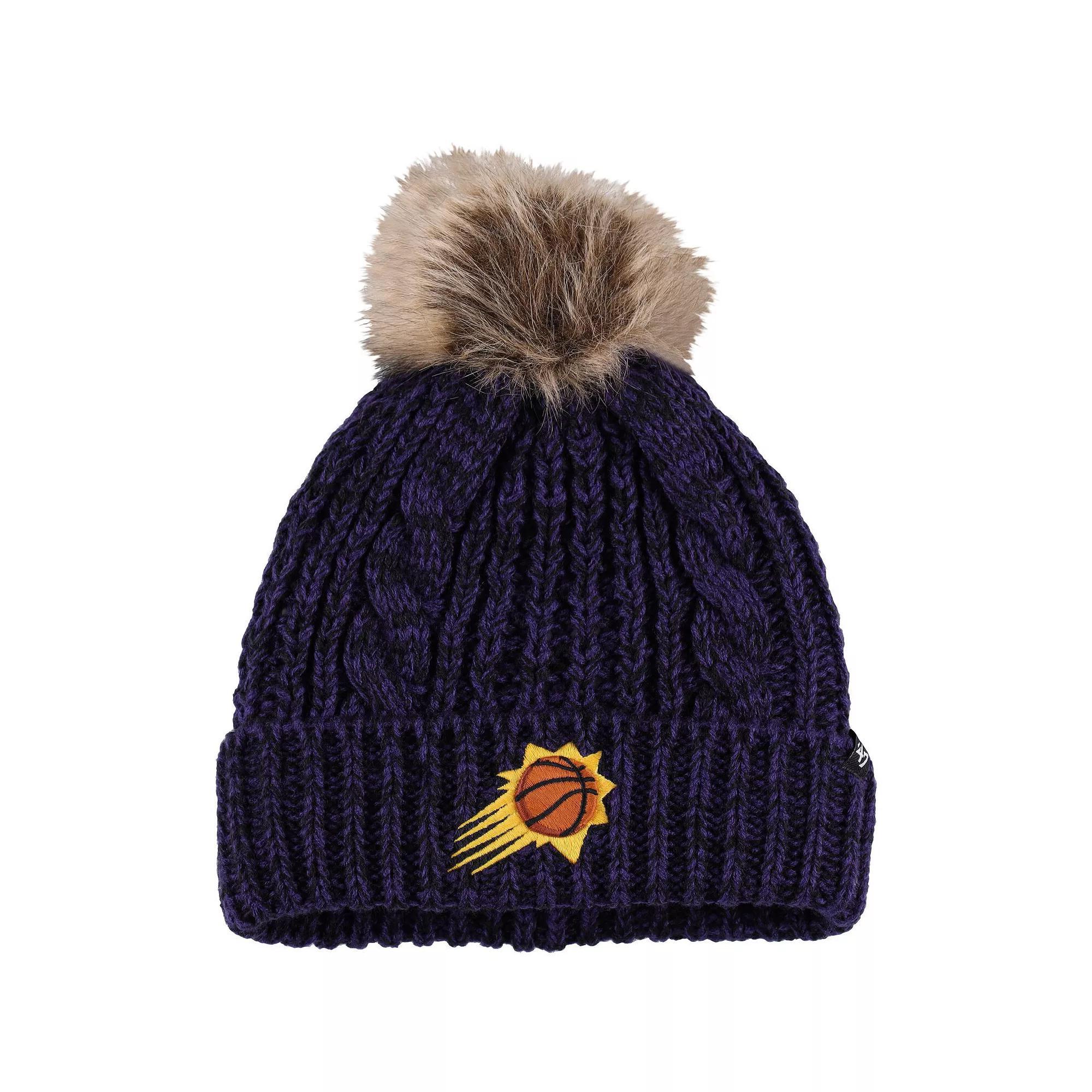 Women's '47 Purple Phoenix Suns Meeko Cuffed Knit Hat with Pom, Phx Purple Product Image