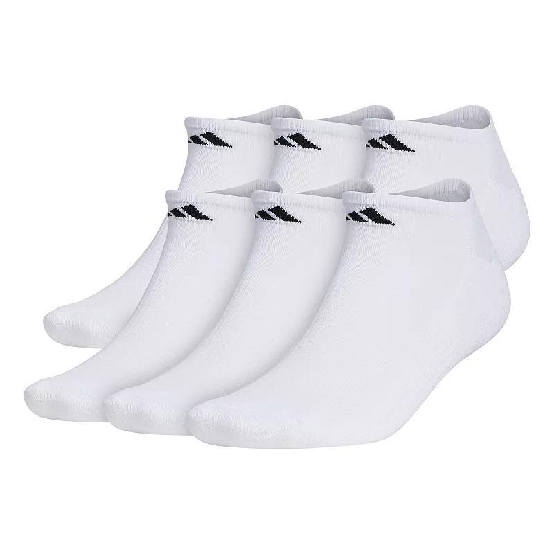 Big & Tall adidas 6-pack Athletic Cushioned No Show Socks, Men's, Size: 12-15, Medium Gray Product Image