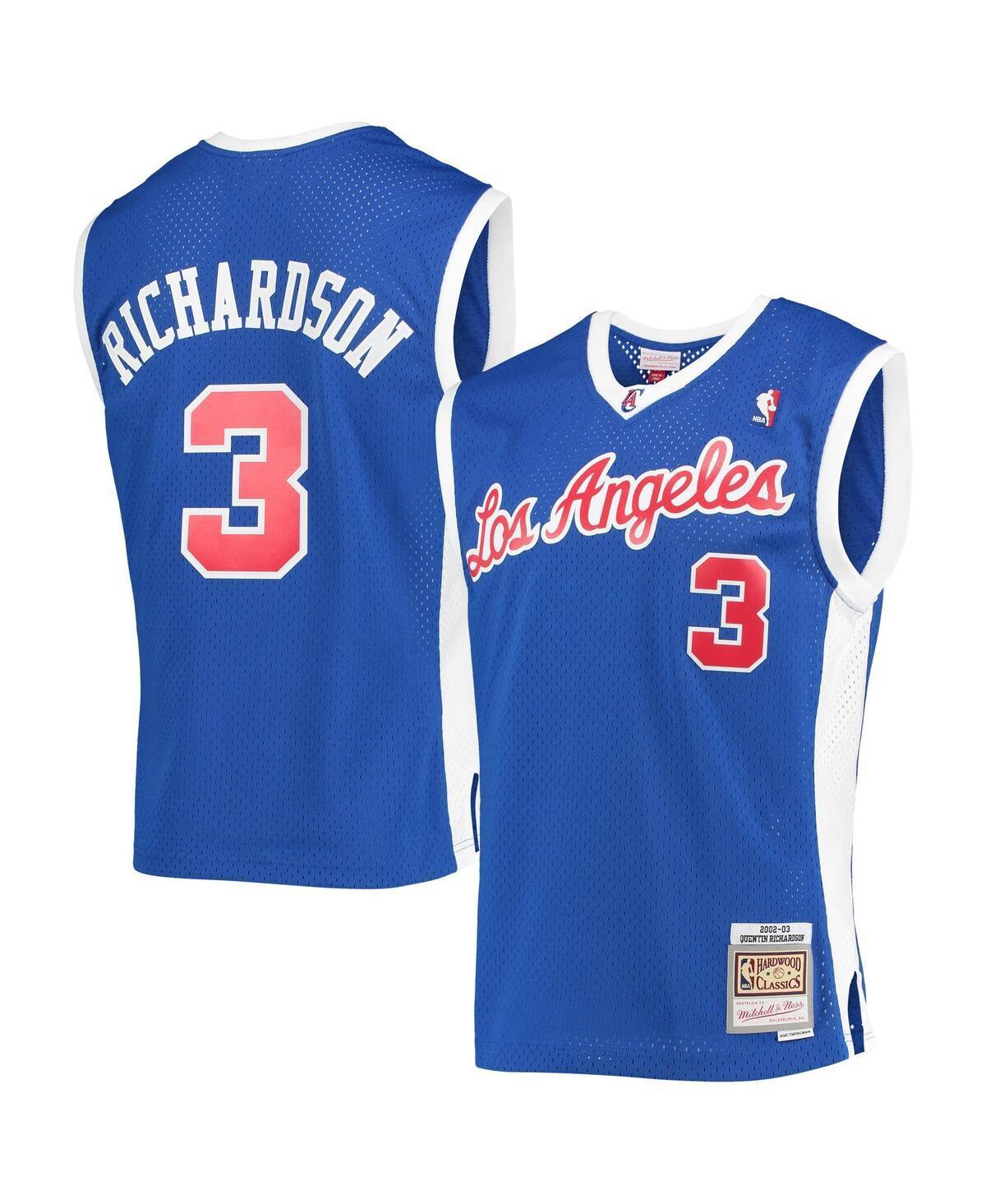 Men's Mitchell & Ness Quentin Richardson Royal LA Clippers 2002-03 Hardwood Classics Swingman Jersey, Size: Medium, Blue Product Image