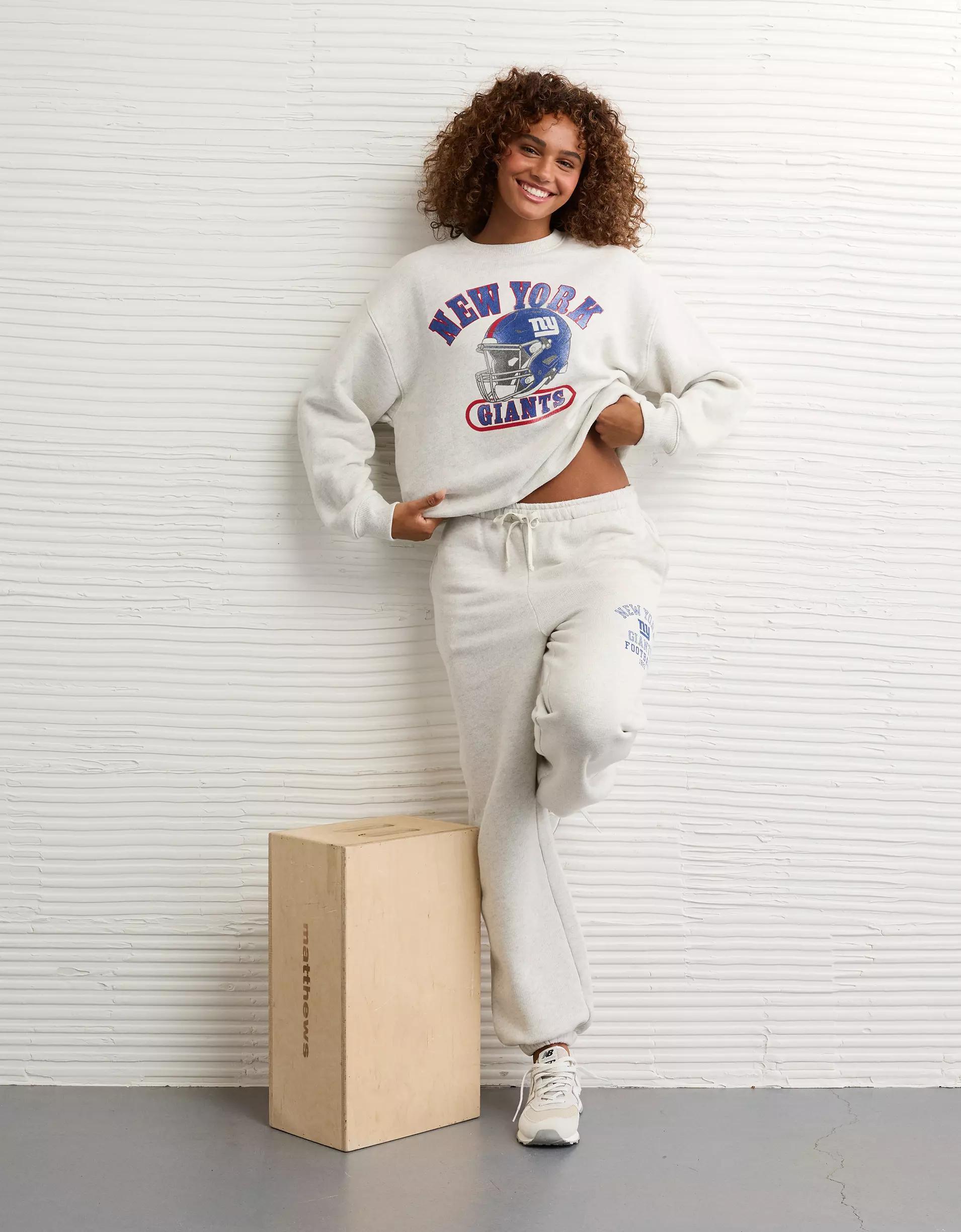 AE NFL New York Giants Graphic Relaxed Fit Sweatshirt Product Image