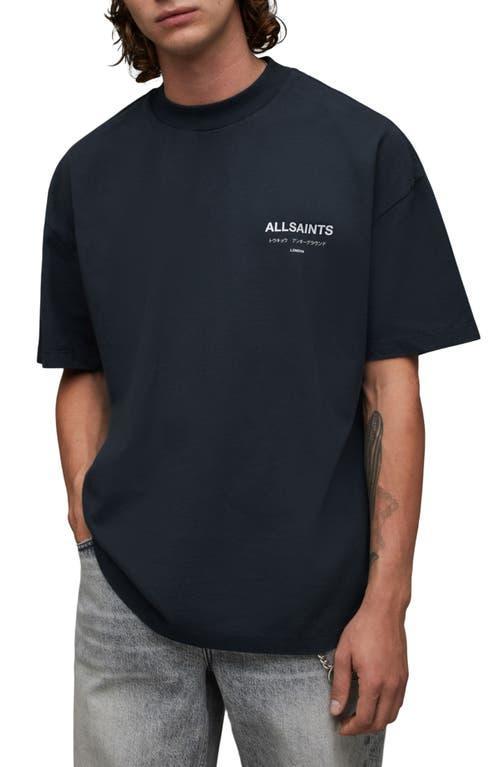 Allsaints Underground Organic Cotton Logo Graphic Tee Product Image