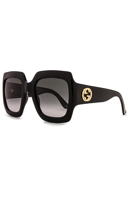 Pop Web Square Sunglasses Gucci Product Image