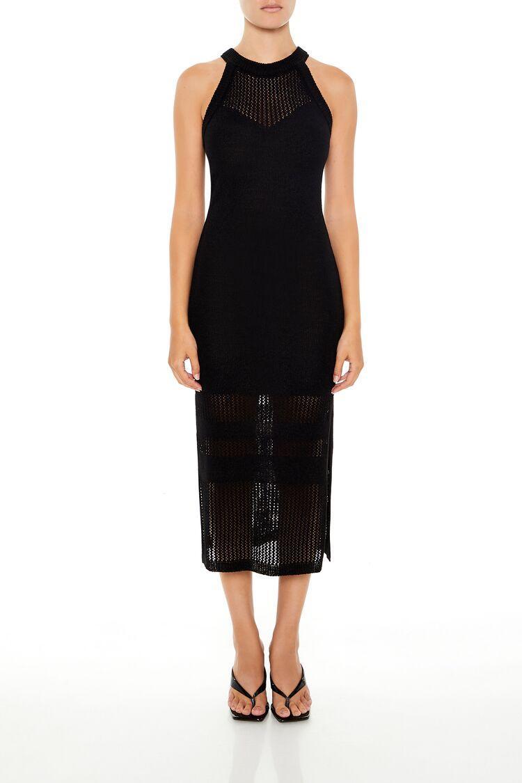 Crochet Sweater Midi Dress | Forever 21 Product Image