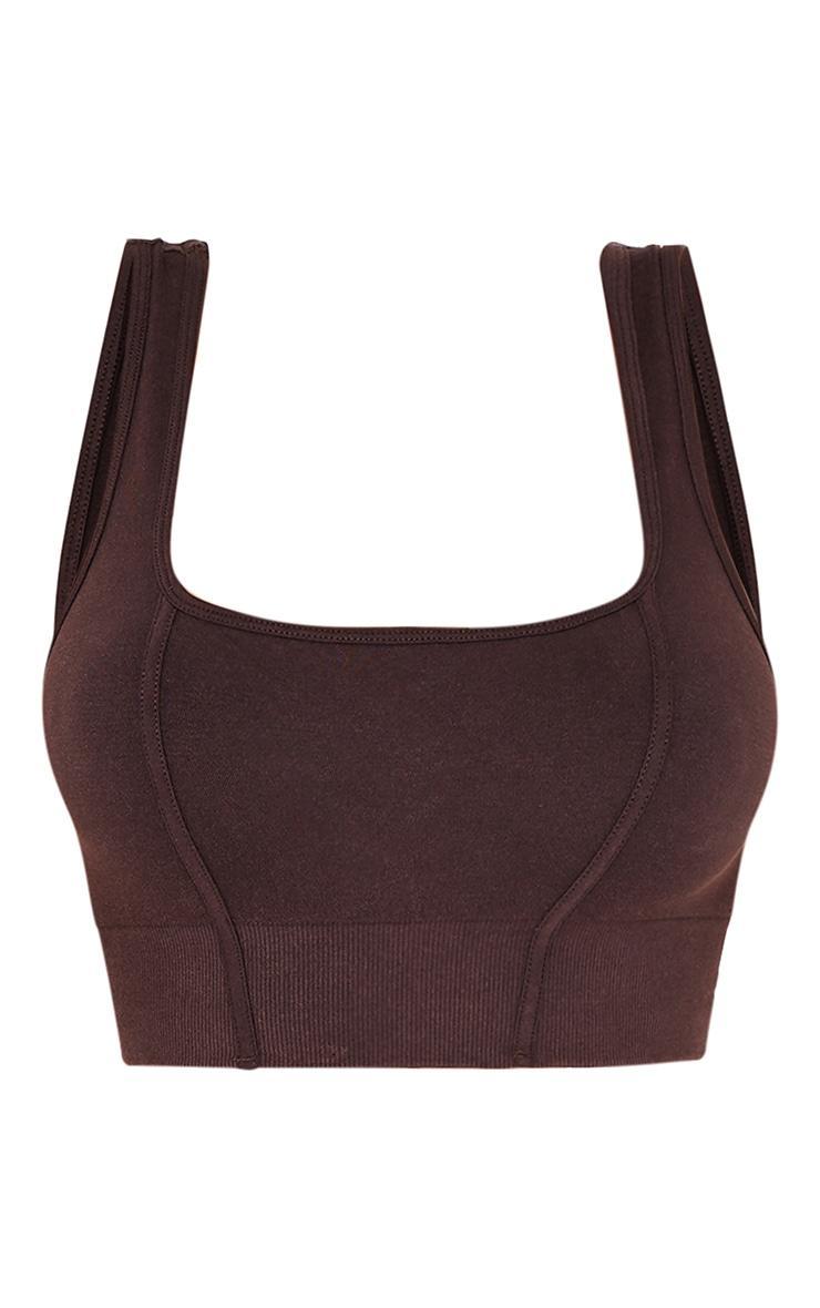 Shape Chocolate Sculpt Active Zip Front Cupped Long Line Sports Bra Product Image