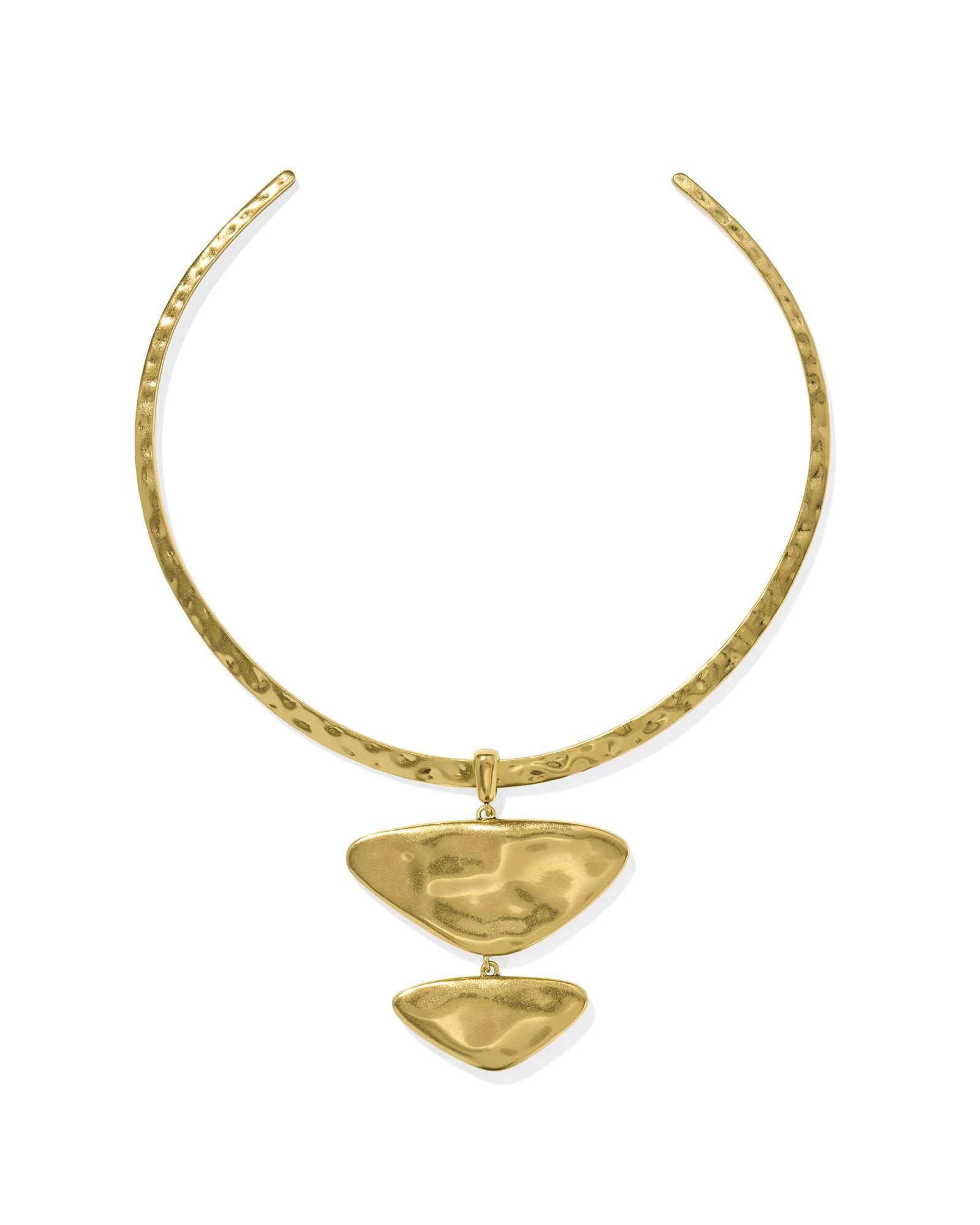 Margot Vintage Gold Statement Necklace Product Image