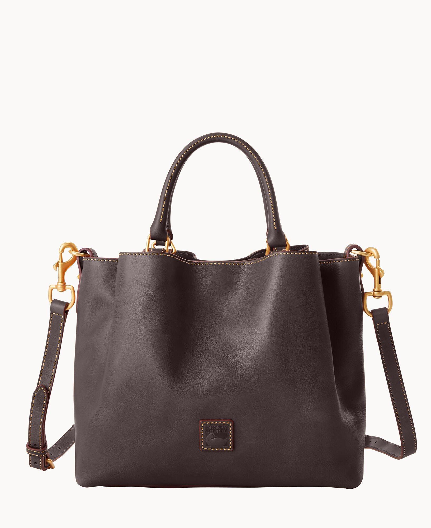 Dooney & Bourke Womens Florentine Leather Barlow Bag in Black Product Image