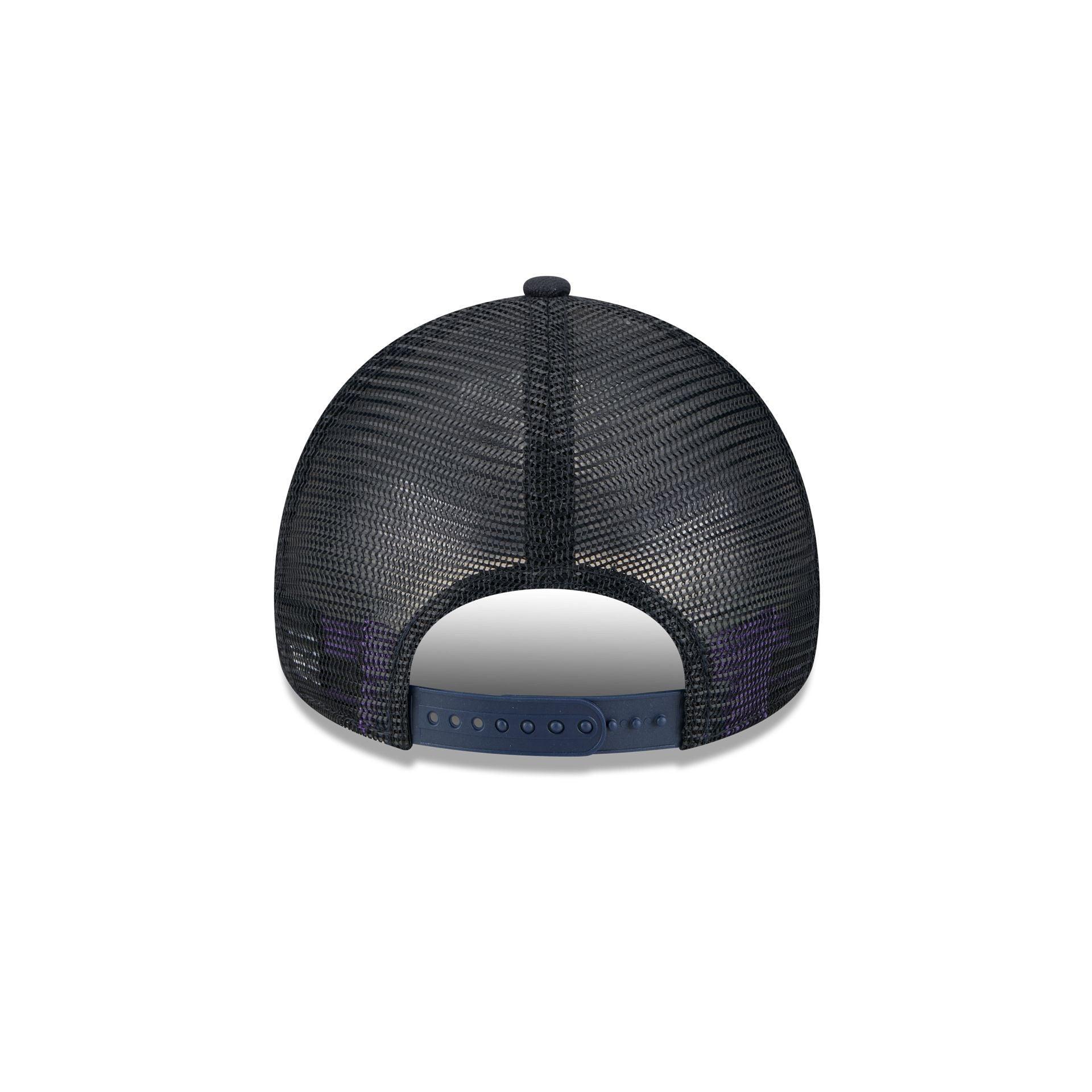 New York or Nowhere x New York Yankees Navy Wordmark 9FORTY A-Frame Snapback Hat Male Product Image
