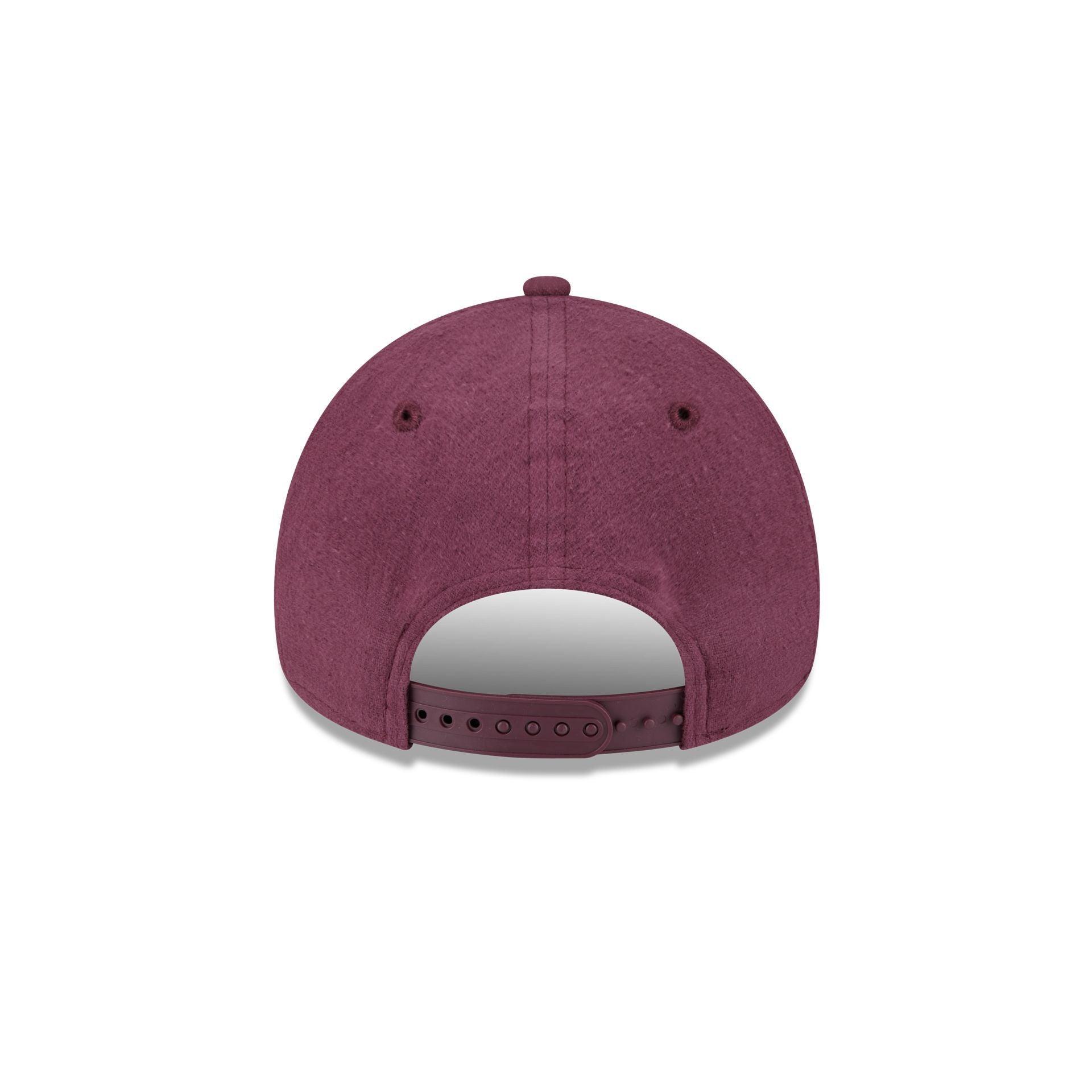 Miami Marlins Moleskin Crown Maroon 9FORTY A-Frame Snapback Hat Male Product Image