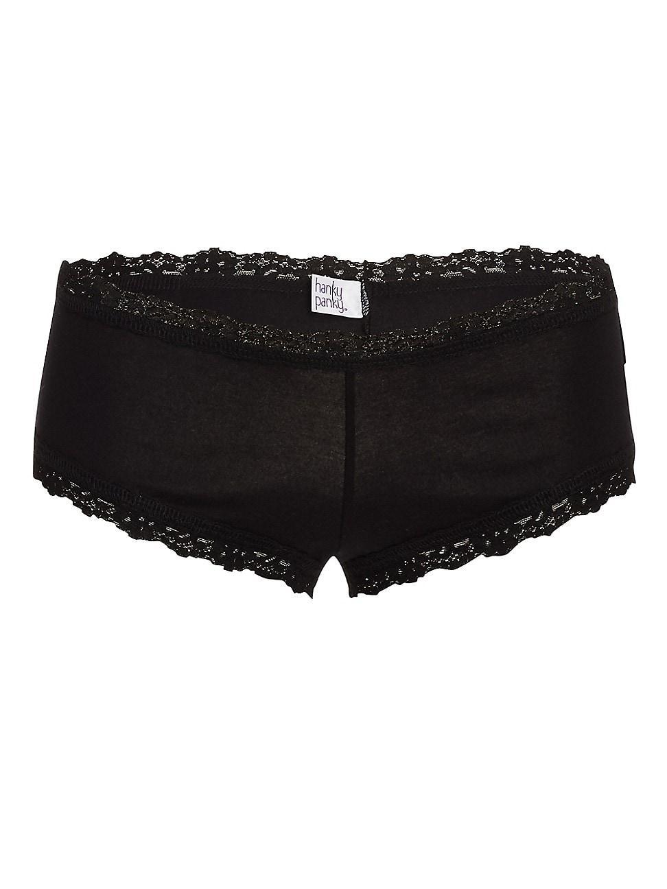 Low-Rise Organic Cotton Boyshorts Product Image
