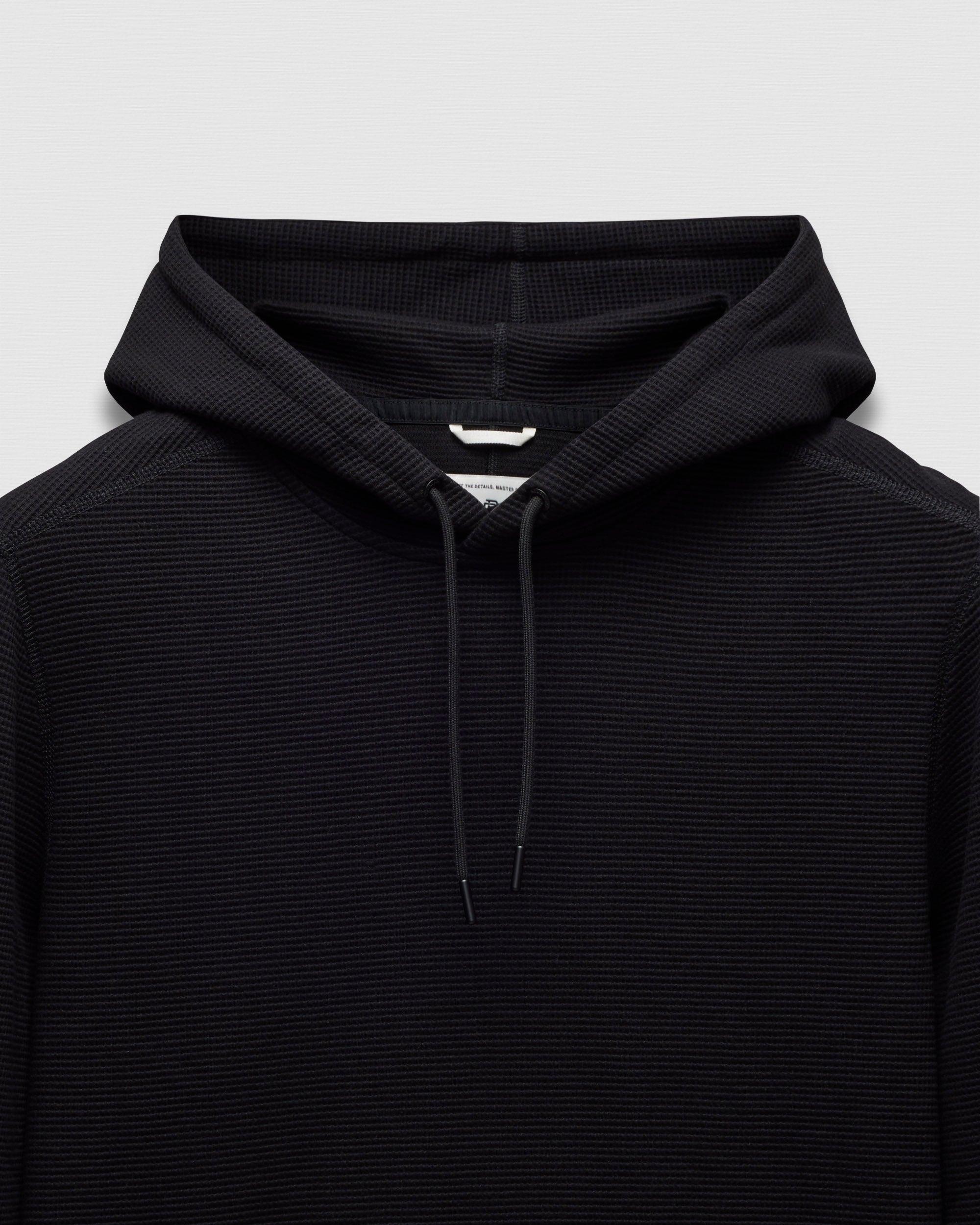 Lightweight Waffle Standard Hoodie Male Product Image