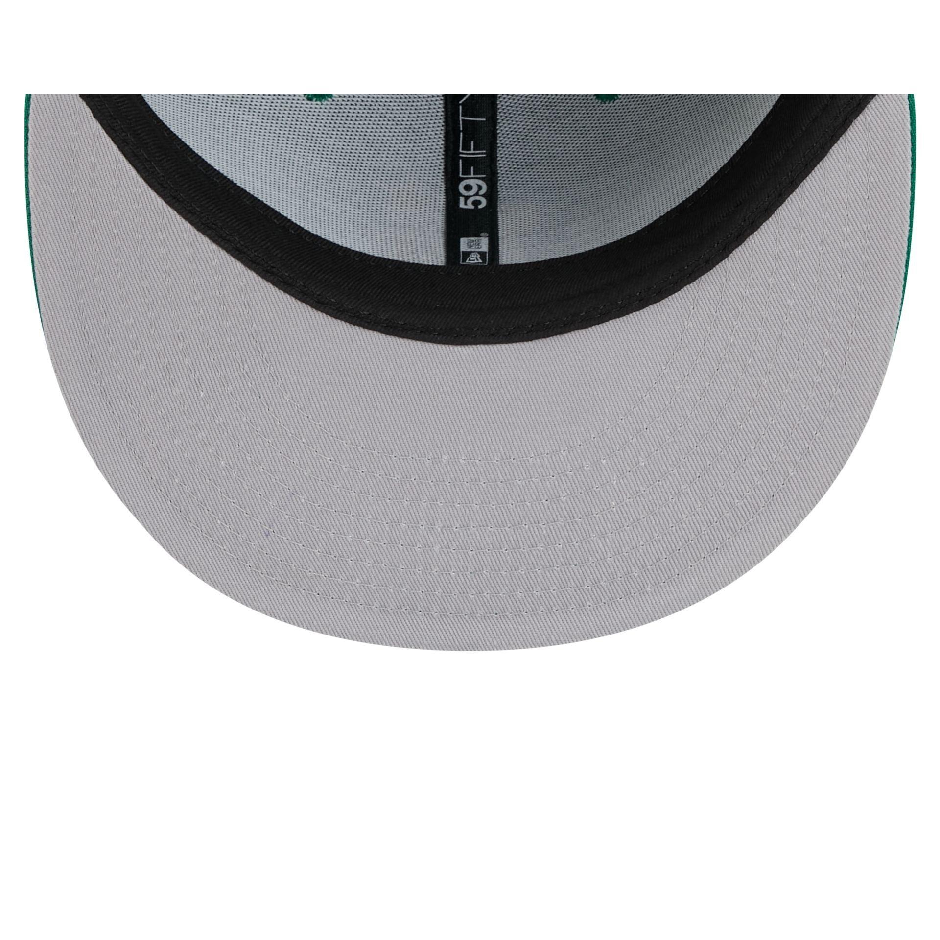 New York Yankees Black and White Basic 59FIFTY Fitted Hat Male Product Image