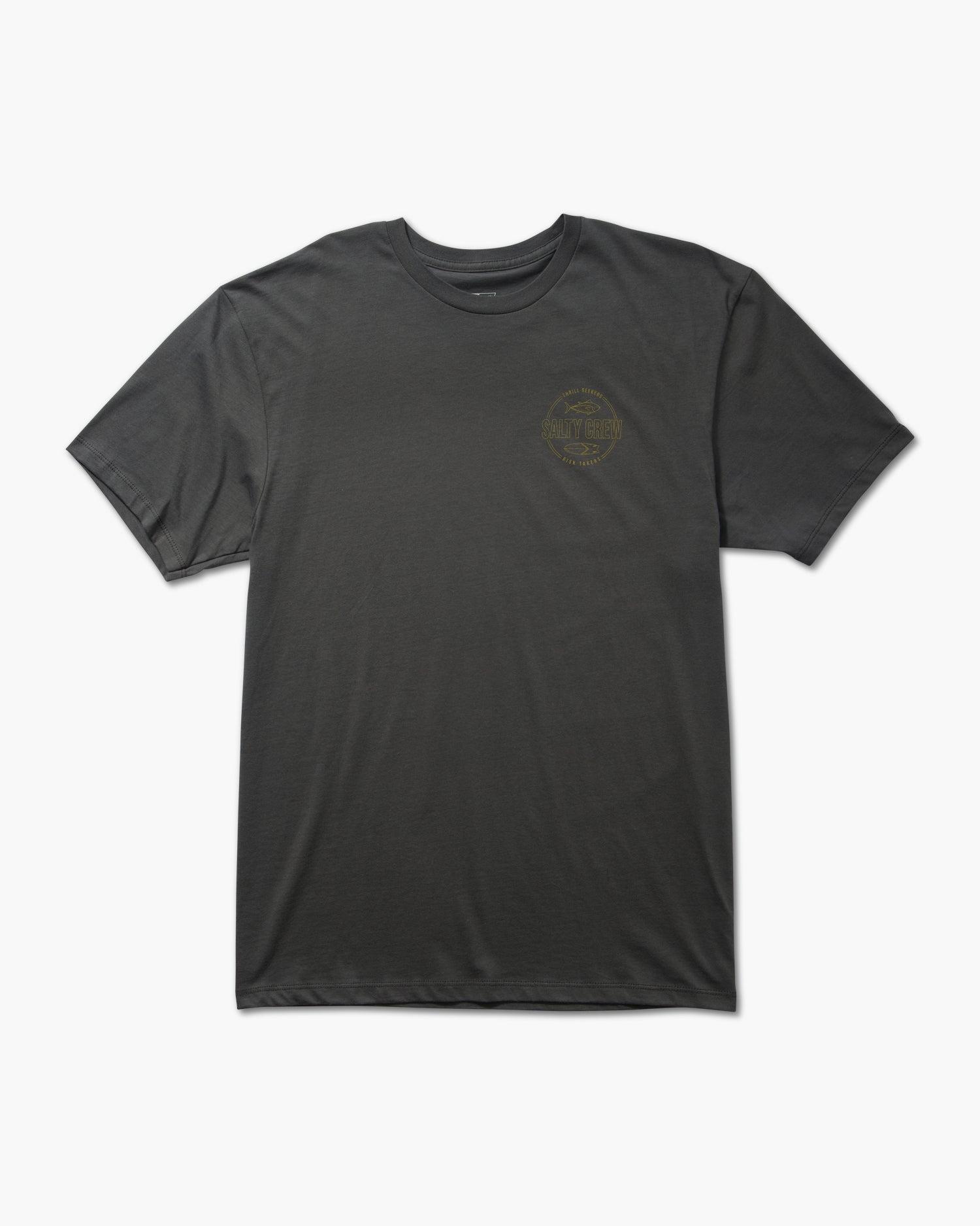 Outlined Premium Tee - Charcoal Male Product Image