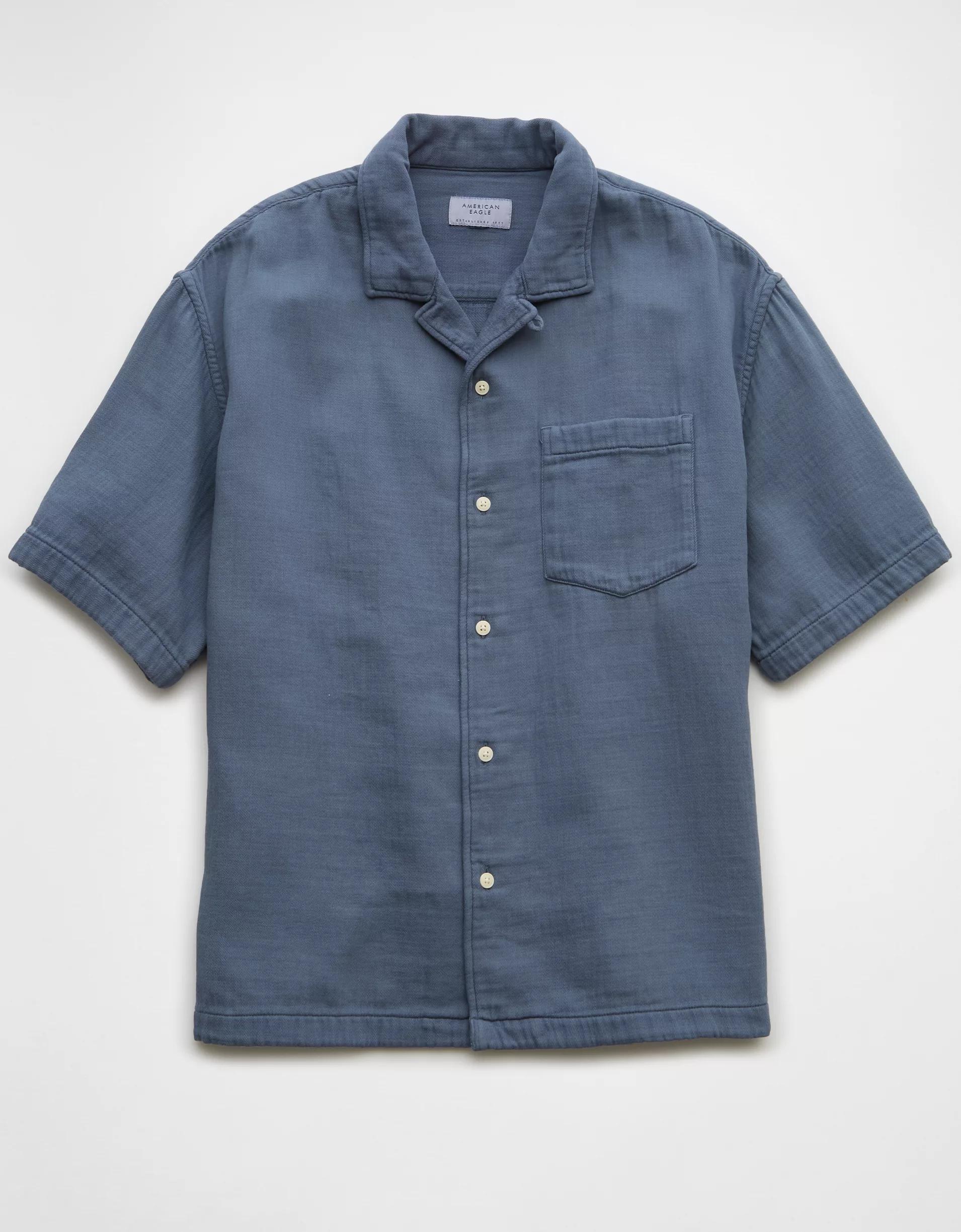 AE Poolside Button-Up Shirt Product Image